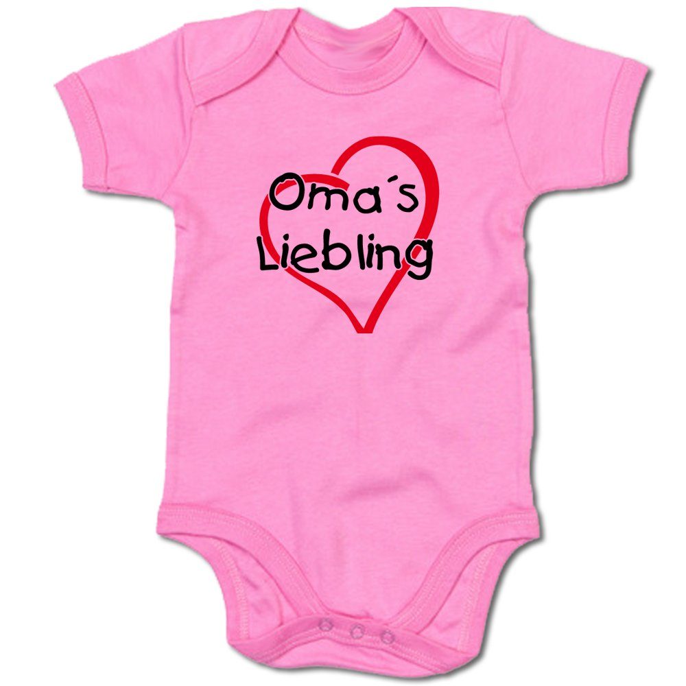 G-graphics Kurzarmbody Oma´s Liebling Baby Body mit Spruch / Motiv / Aufdruck • für/von Oma & Opa