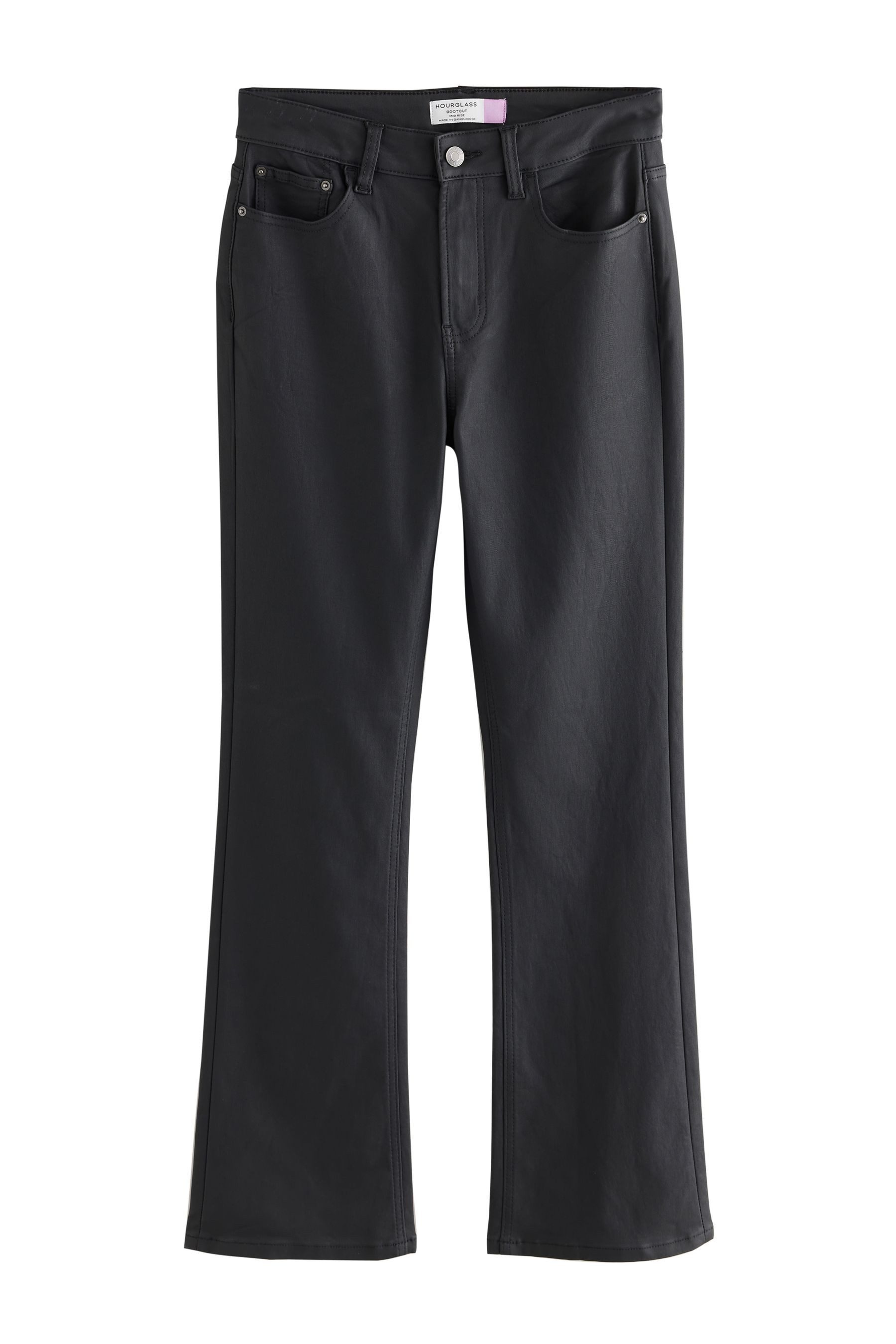 Next Bootcut-Jeans Beschichtete Bootcut-Jeans (1-tlg)