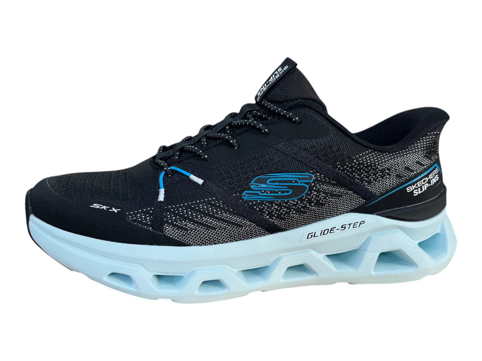 Skechers Skechers Herren GLIDE-STEP ALTUS-APHT Slip-ins 233023/BKAQ black/aqua Slipper