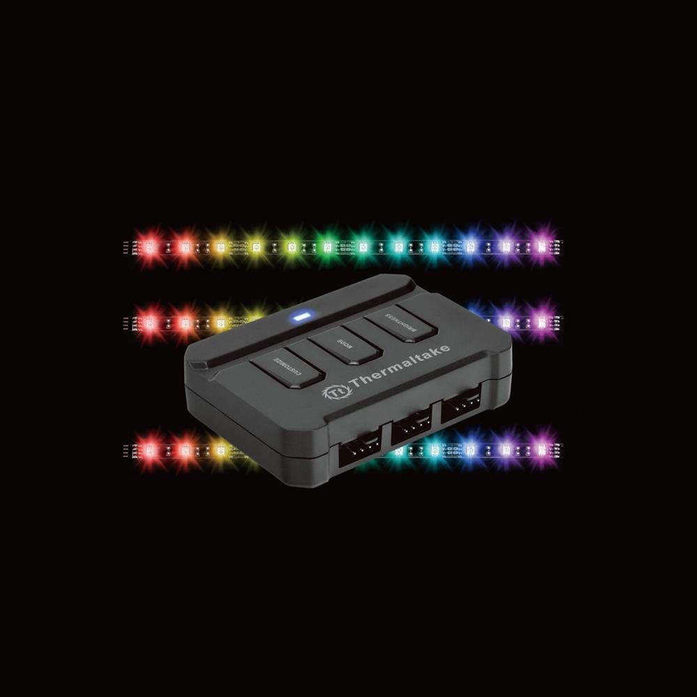 Stripe 3x LED Streifen, RGB Thermaltake Color LED magnetische RGB LUMI Set, Case-Modding
