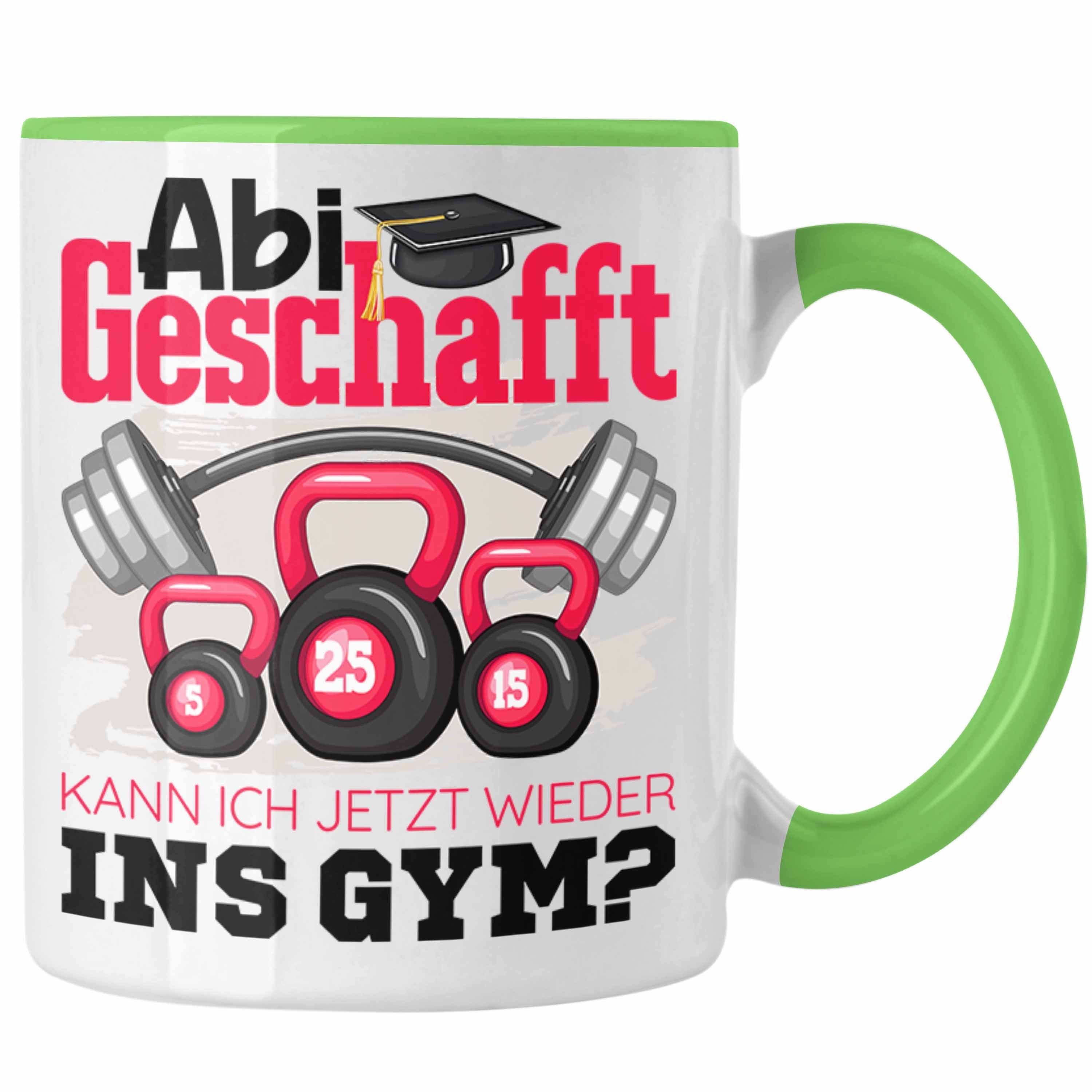 Kann Abi Geschenk Abitur Prüfung Grün Jetzt Ich Trendation Bestanden Geschafft Tasse Tasse W