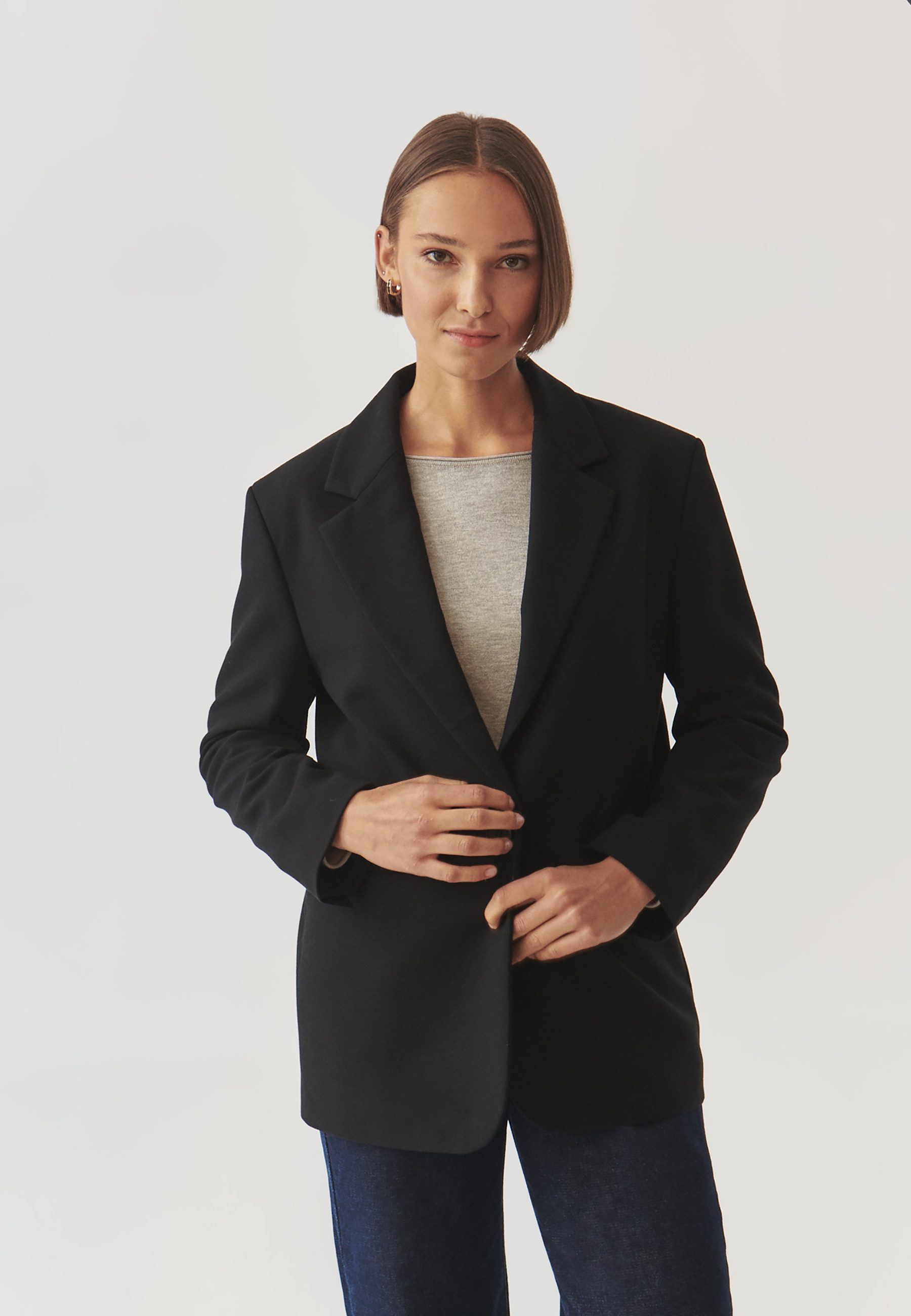 TATUUM Longblazer Stoffblazer Mit Oversize-Schnitt - Keneko