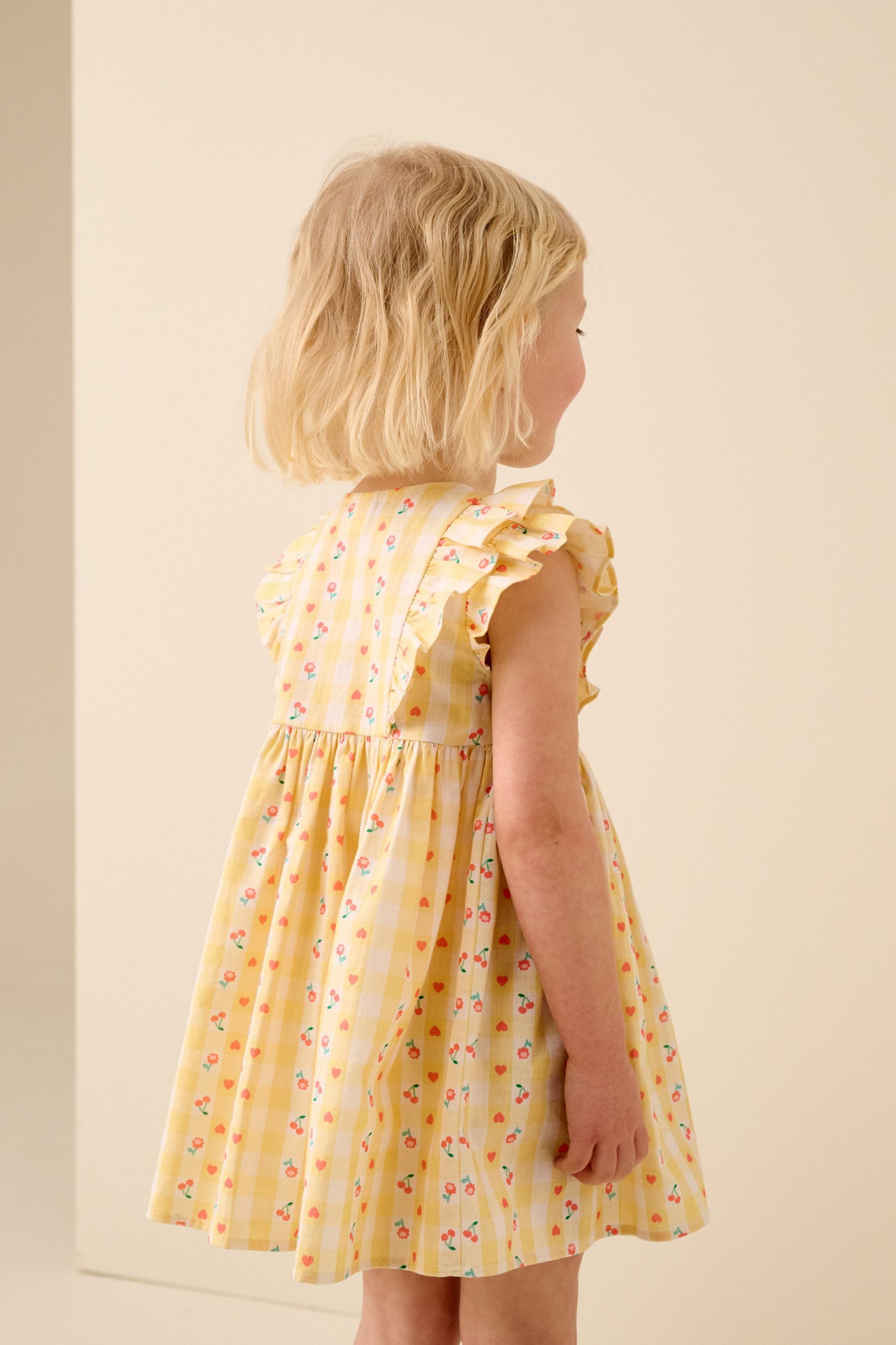 Next Blusenkleid Kleid mit Rüschenärmeln (1-tlg) – Bild 5 von 5