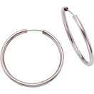 Firetti Paar Creolen Schmuck Geschenk Silber 925 Basic 2 mm breit