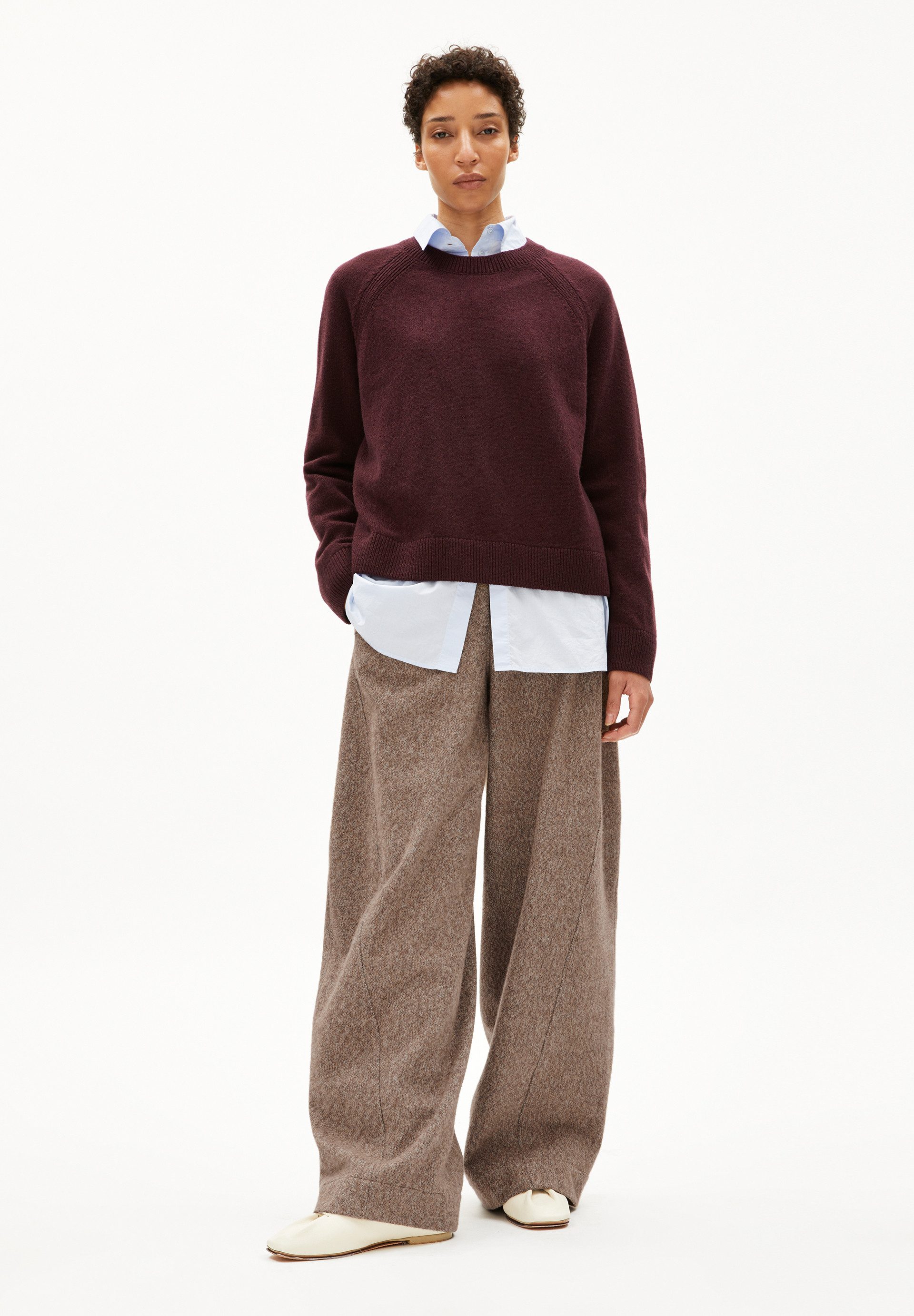 Armedangels Strickpullover LILIRIAA REGLANA Pullover aus Bio-Woll Mix (Loos günstig online kaufen