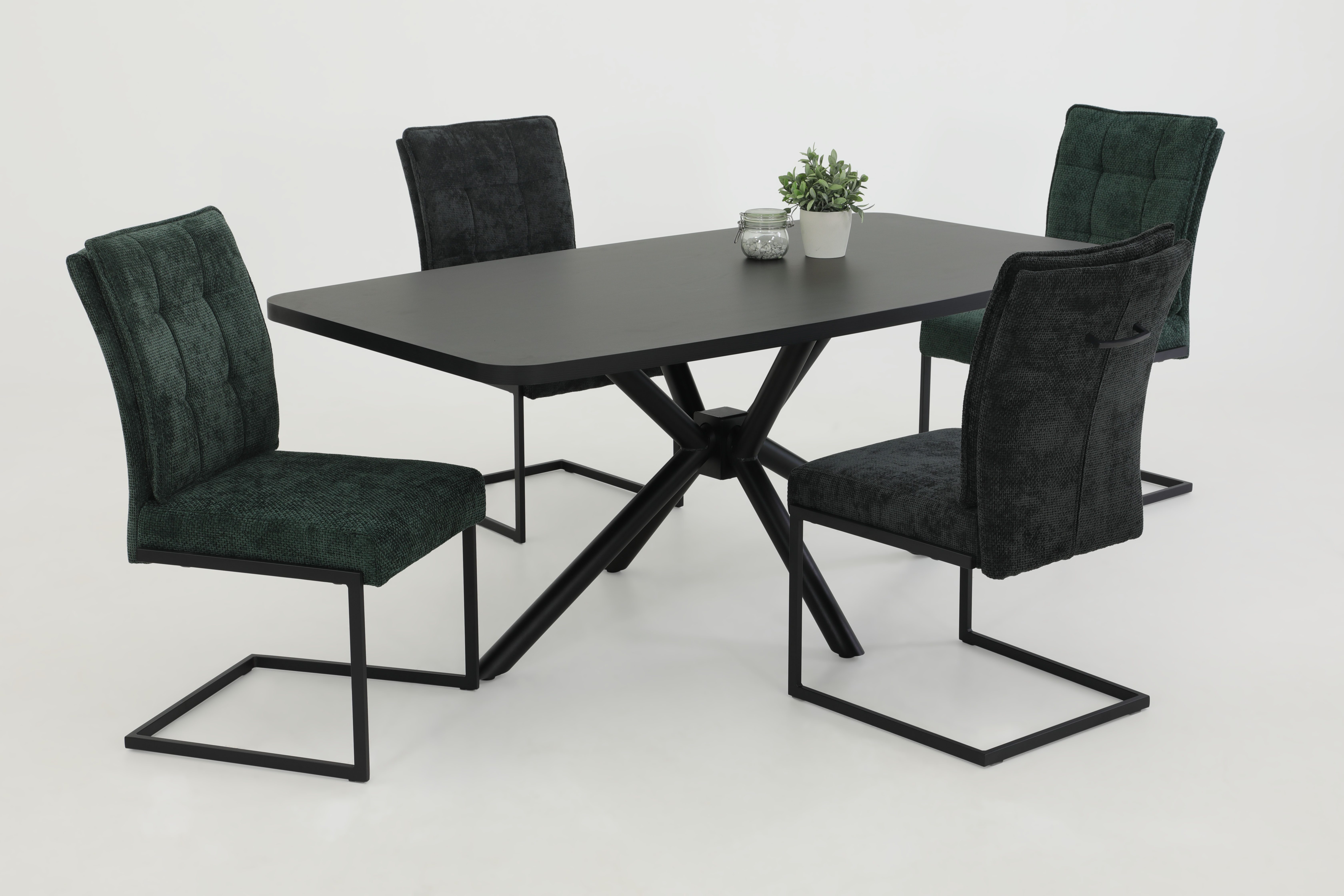 HELA Freischwinger OLIVIA Esszimmerstuhl (Set, 2 St), XL-Breite, Komfortsit günstig online kaufen