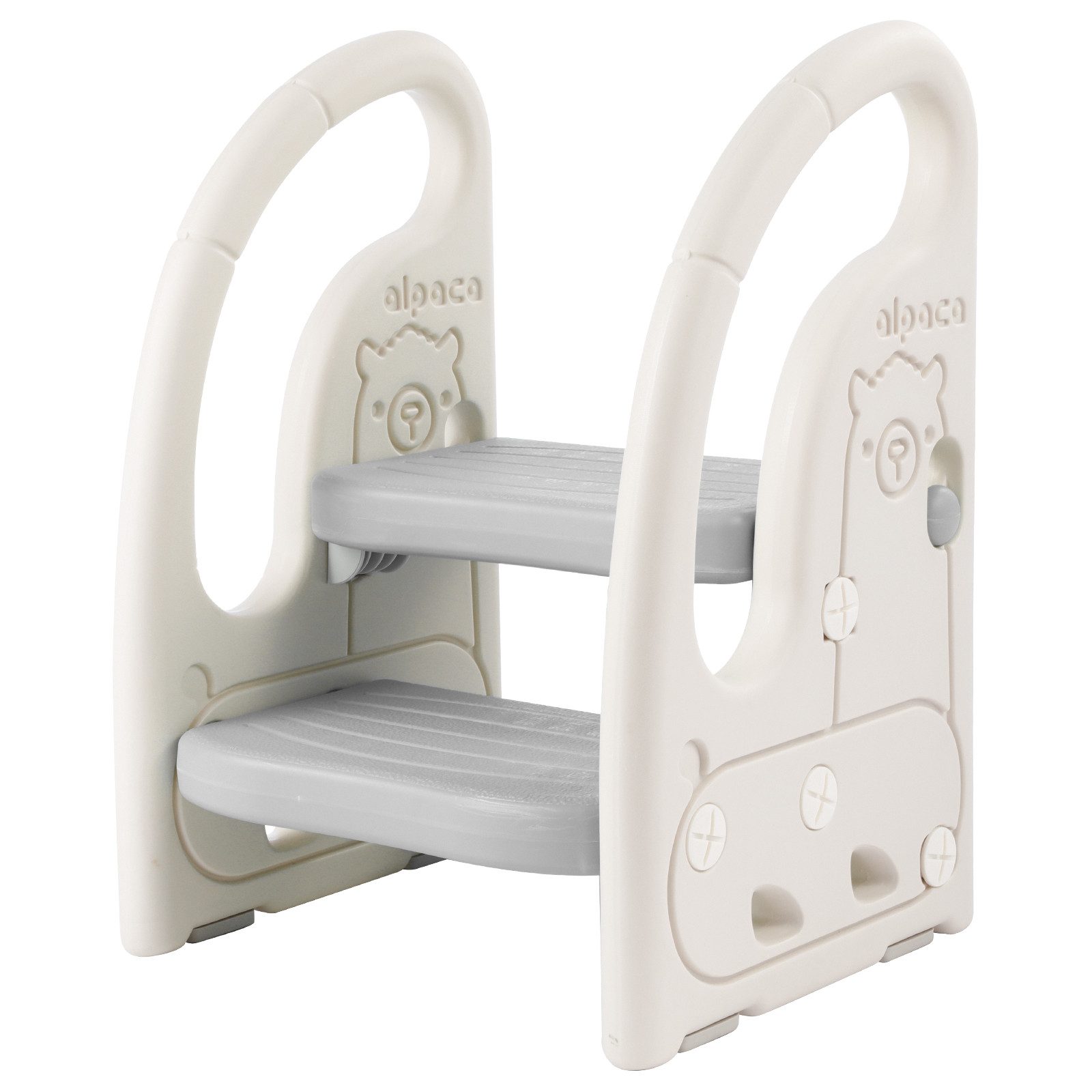 OUNUO Baby-Toilettensitz Kindertritthocker 2 Stufen, breite Klappstufen, fü günstig online kaufen