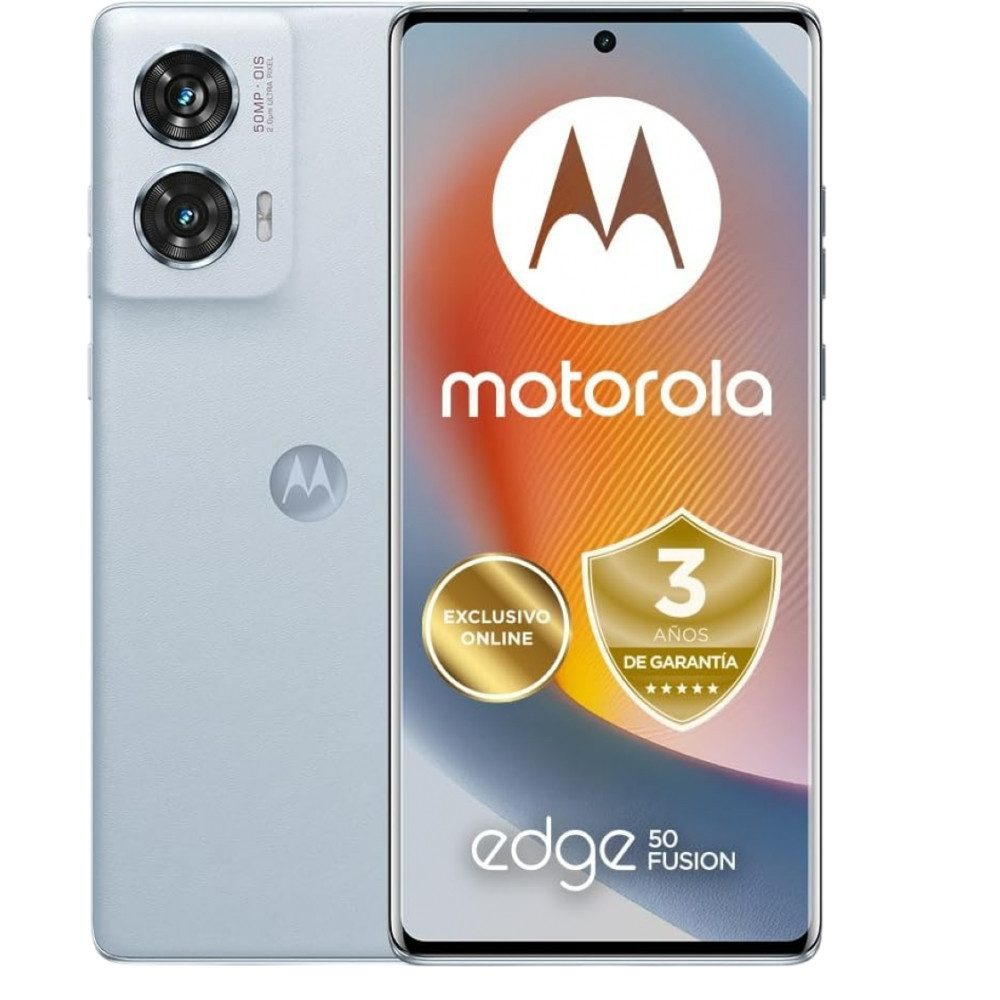 Motorola Moto Edge 50 Fusion 256 GB/12 GB-Smartphone - marshmallow blue Smartphone (6,69 Zoll)