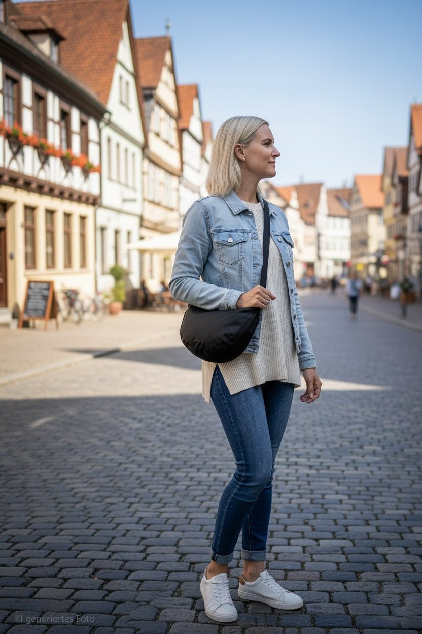 Alessandro Salvatore Handtasche Moon Bag Damen Schultertasche Banane Tasche günstig online kaufen