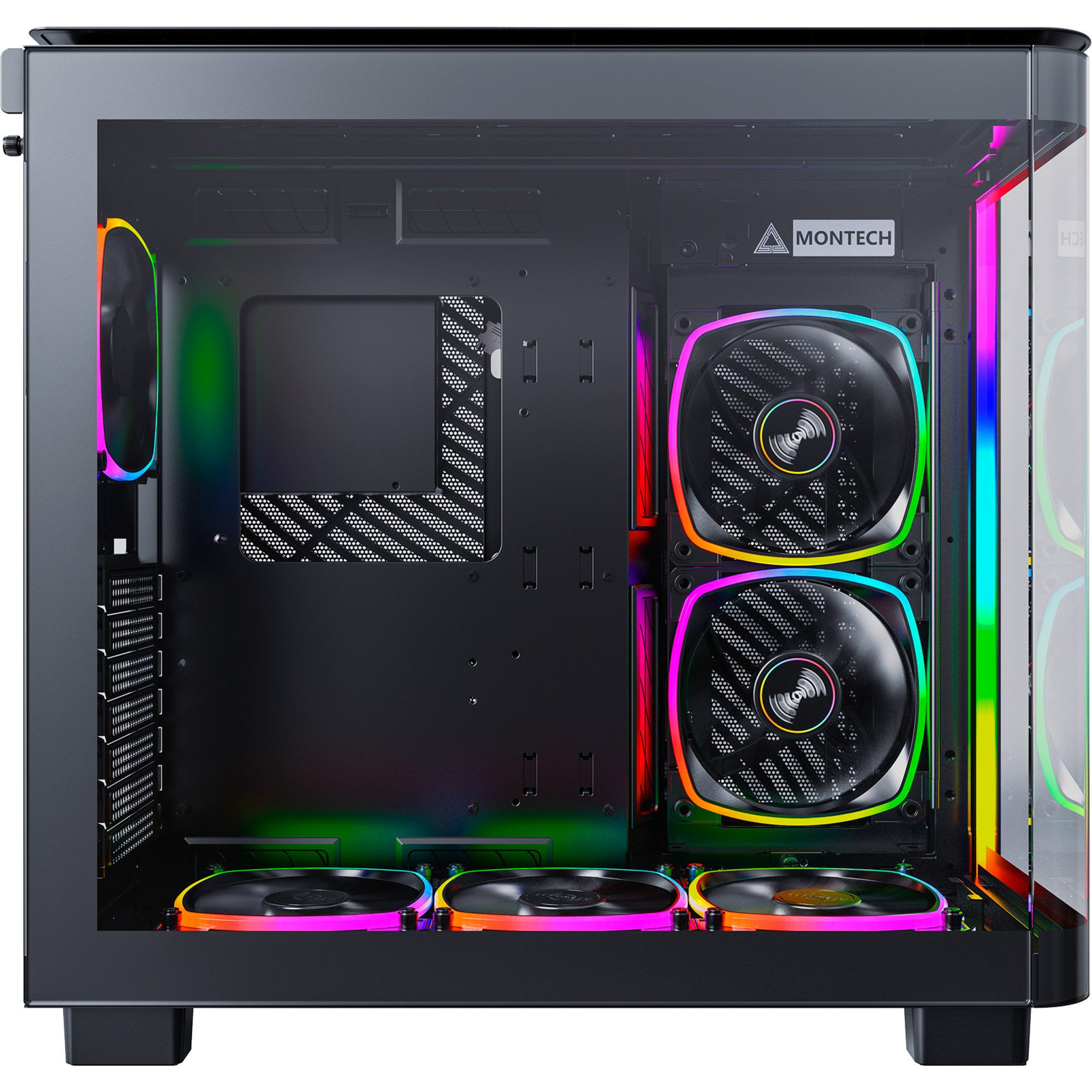 MONTECH PC-Gehäuse Montech KING 95 PRO, Tower-Gehäuse, (Tempered