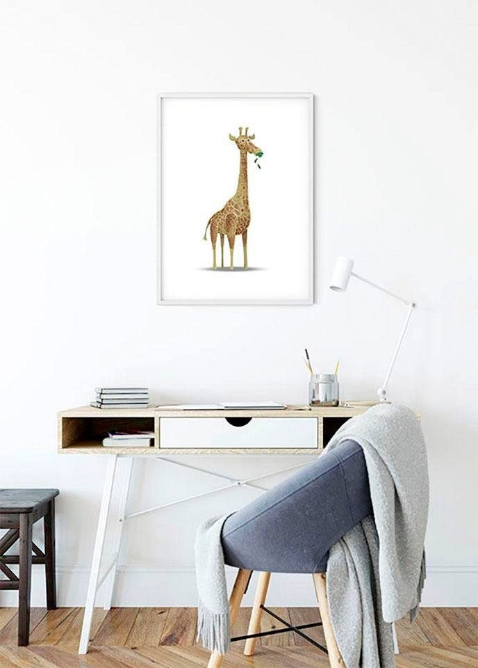 Komar Poster Cute Animal Giraffe, Tiere (1 St), Kinderzimmer, Schlafzimmer, Wohnzimmer | Poster