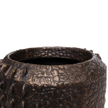 fleur ami Pflanzkübel Croc Bodengefäß, Ø 47 cm, Höhe 56 cm, bronze