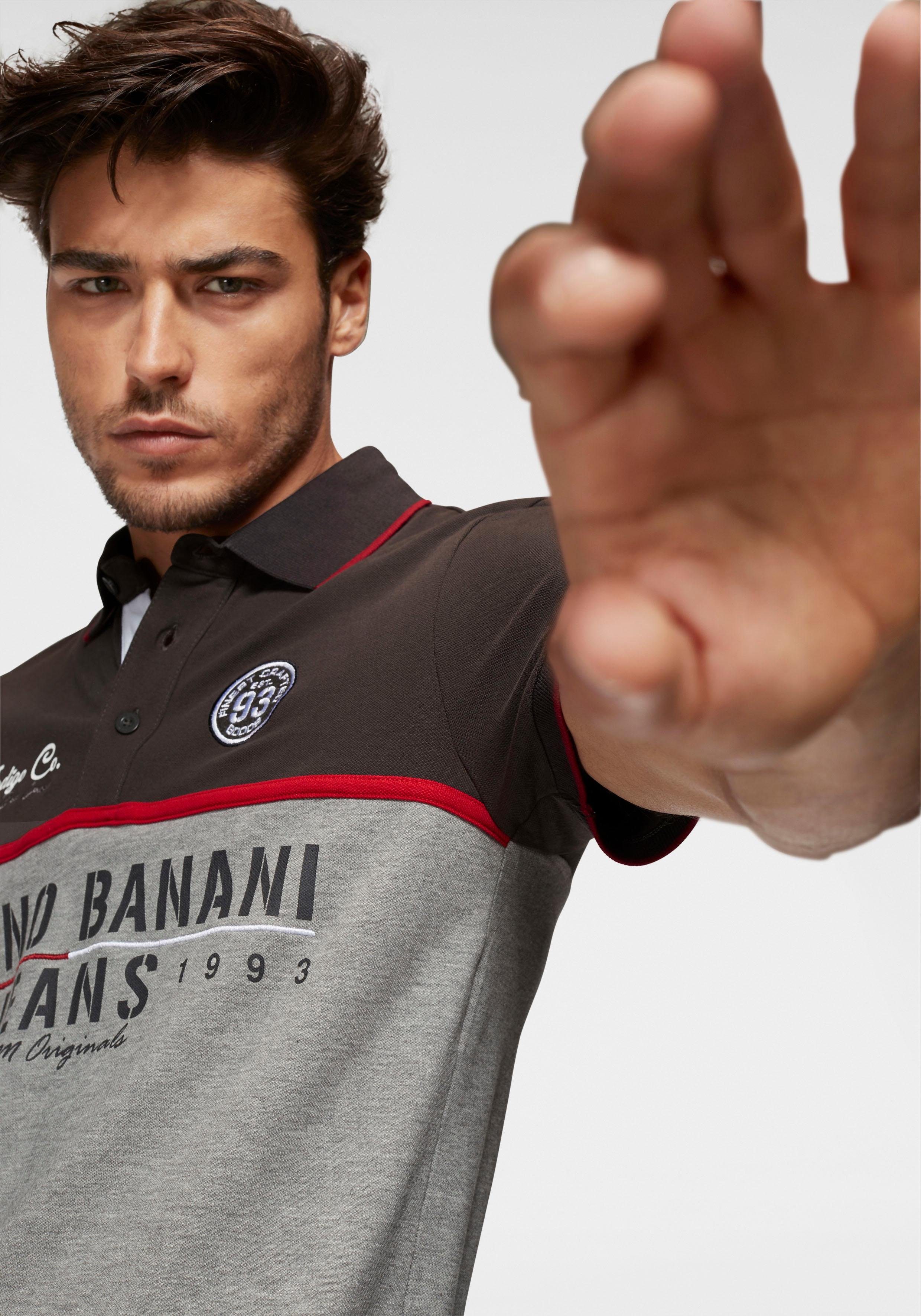 Bruno Banani Poloshirt Kurzarm, körpernahe Passform, mit Polokragen
