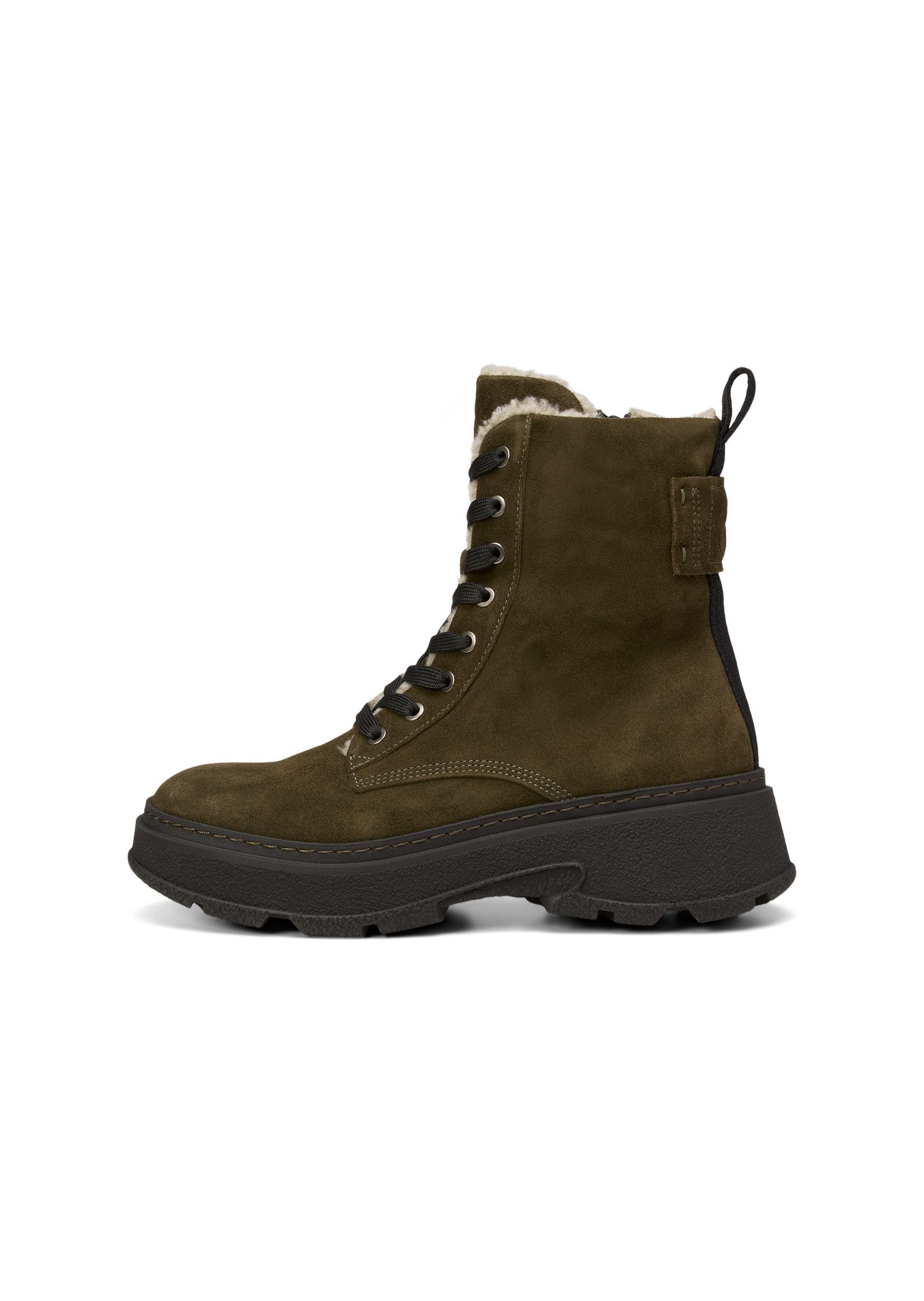 Marc O'Polo mit Innenzipper Stiefelette, Flauschiges Warmfutter