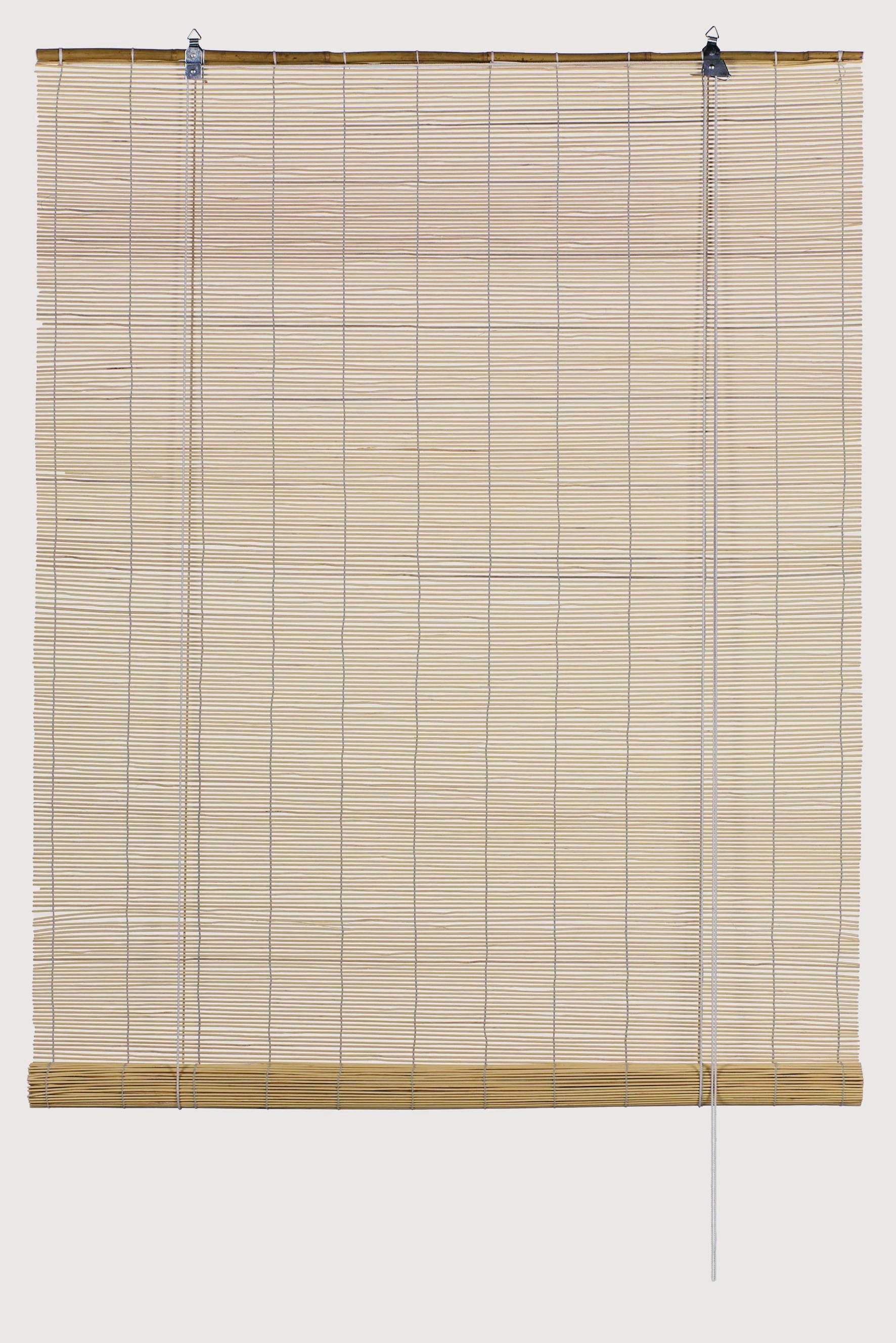 Rollo Gardinia Bambus-Rollo natur 80 cm, Lichtschutz, standard GARDINIA, 160 x