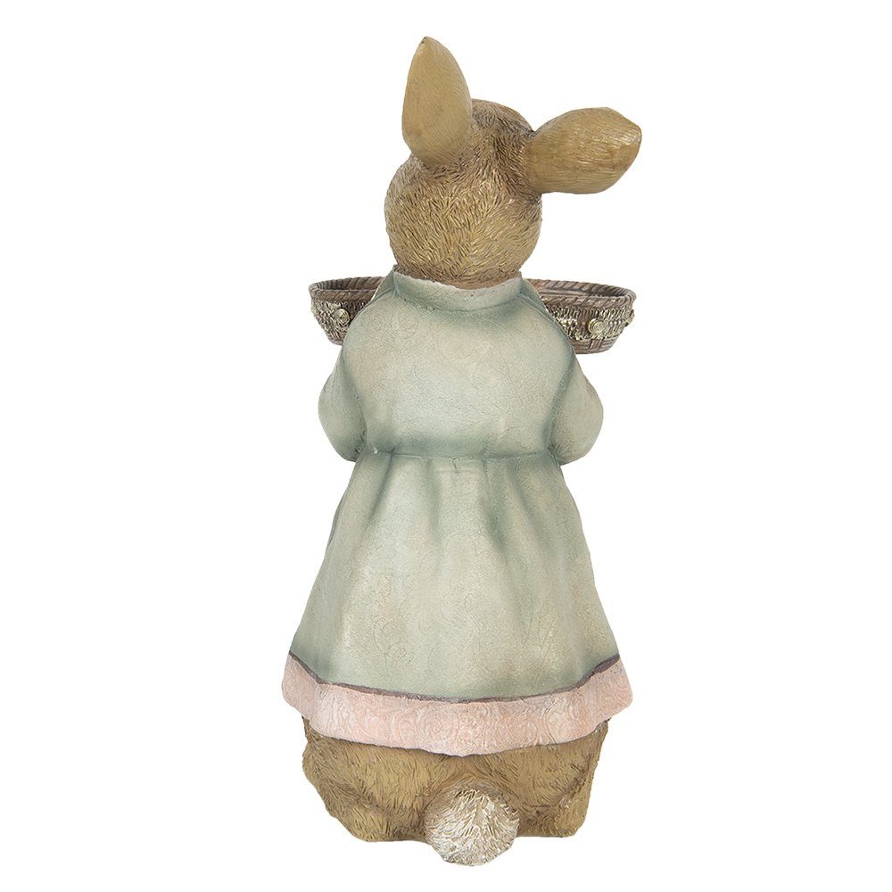 Clayre & Eef Osterfigur Clayre & Eef Dekofigur Kaninchen braun Polyresin 23 x 17 x 36 cm