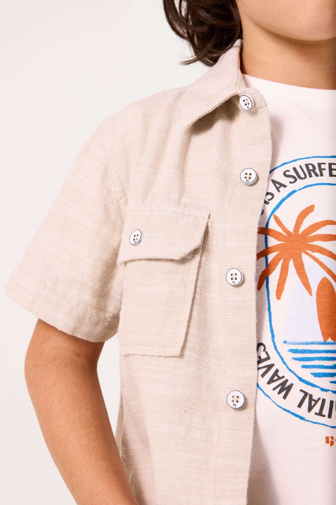 Garcia Kurzarmhemd festlich