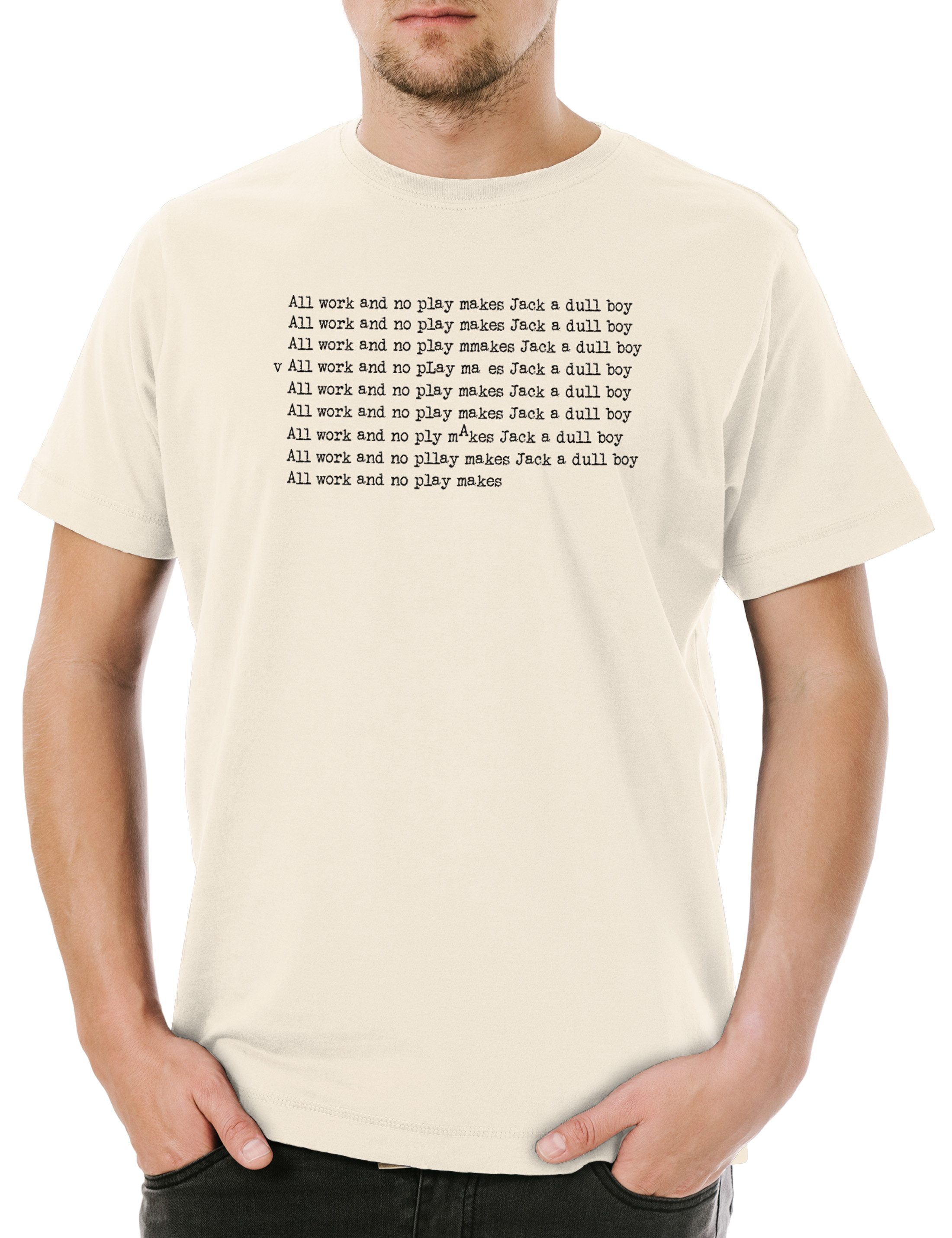 Print-Shirt Dull Jack Herren T-Shirt Boy Horror Shining Redrum Torrace Overlook