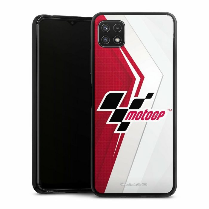 DeinDesign Handyhülle MotoGP Logo Motorsport Logo Grey and Red Samsung Galaxy A22 5G Silikon Hülle Bumper Case Handy Schutzhülle