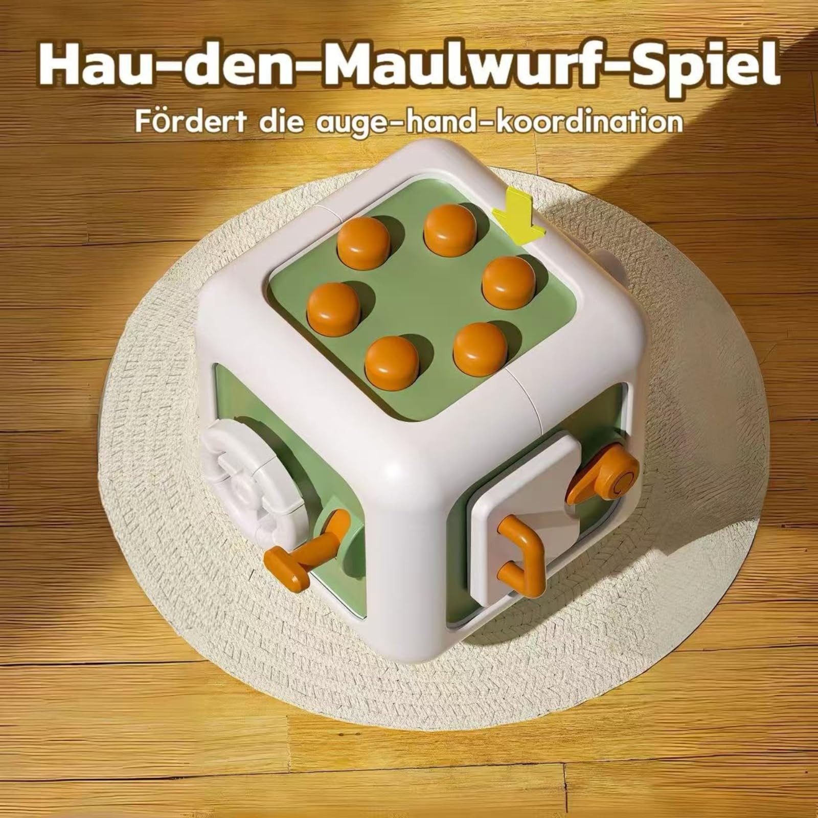 CLTYQ Motorikwürfel Aktivitätswürfel 6in1 Sensory Toy für Kleinkinder 1-3 J günstig online kaufen