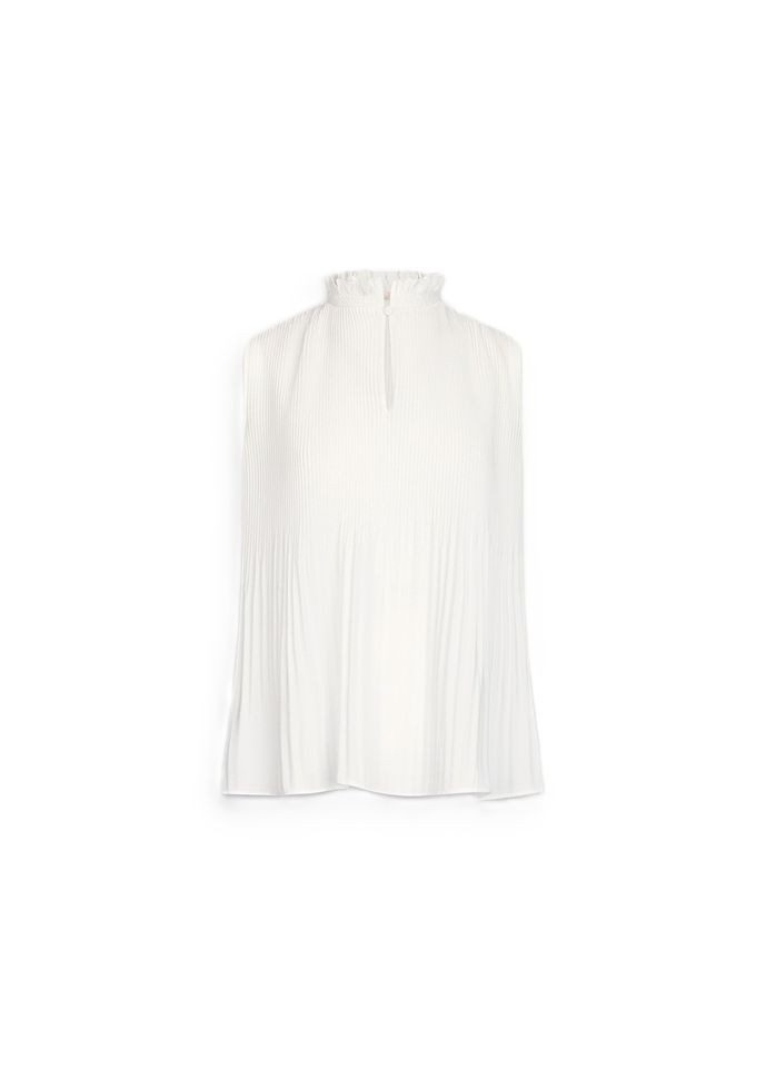 Pliseetop – Elegantes Damentop mit Plissee