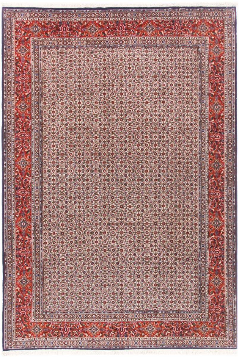 Orientteppich Moud 204x301 Handgeknüpfter Orientteppich / Perserteppich, Nain Trading, rechteckig, Höhe: 12 mm
