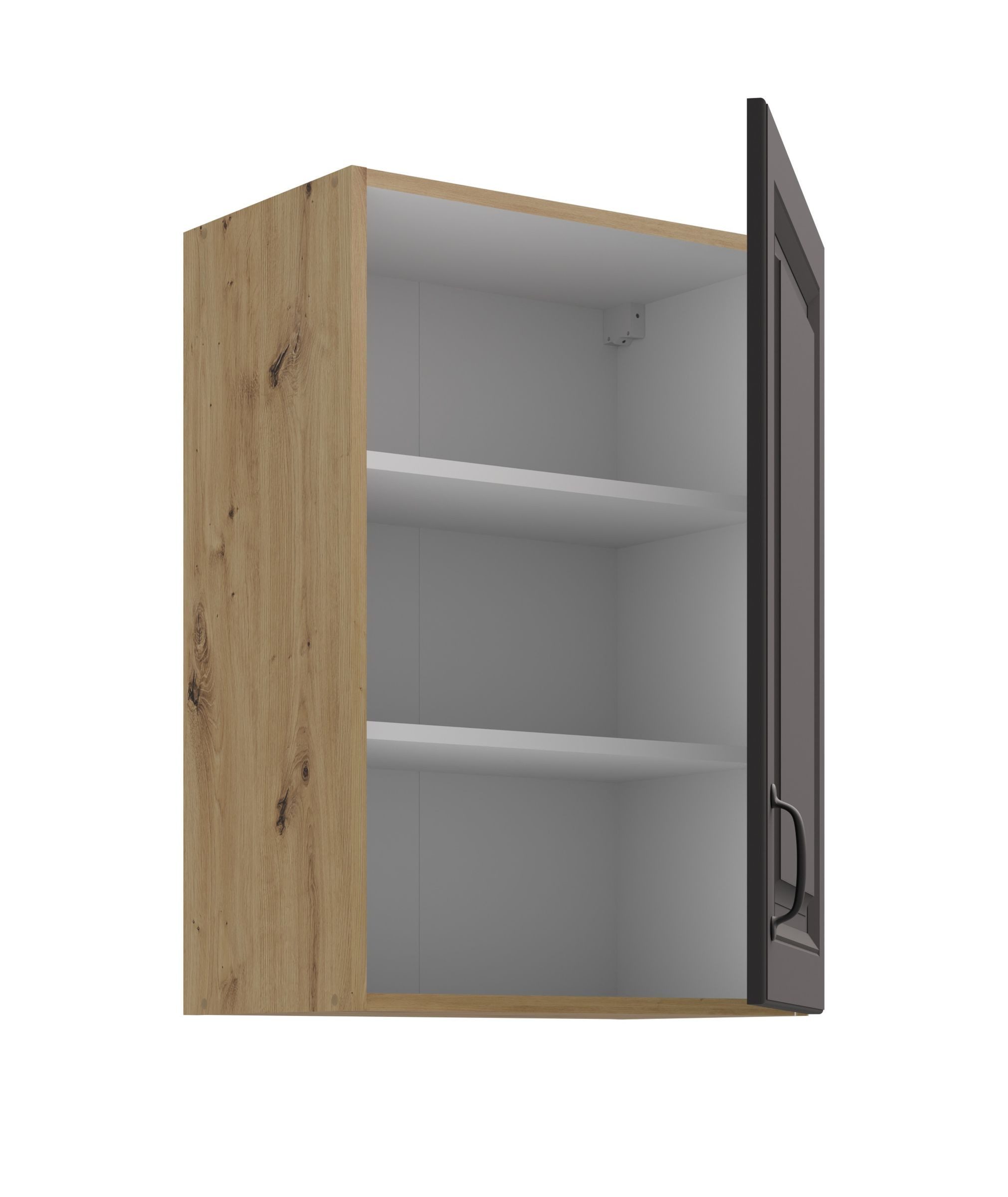 Küchen-Preisbombe Hängeschrank 50 cm Küche Stilo Grau Eiche Artisan Küchenzeile Einbauküche Landhaus – Bild 2 von 4