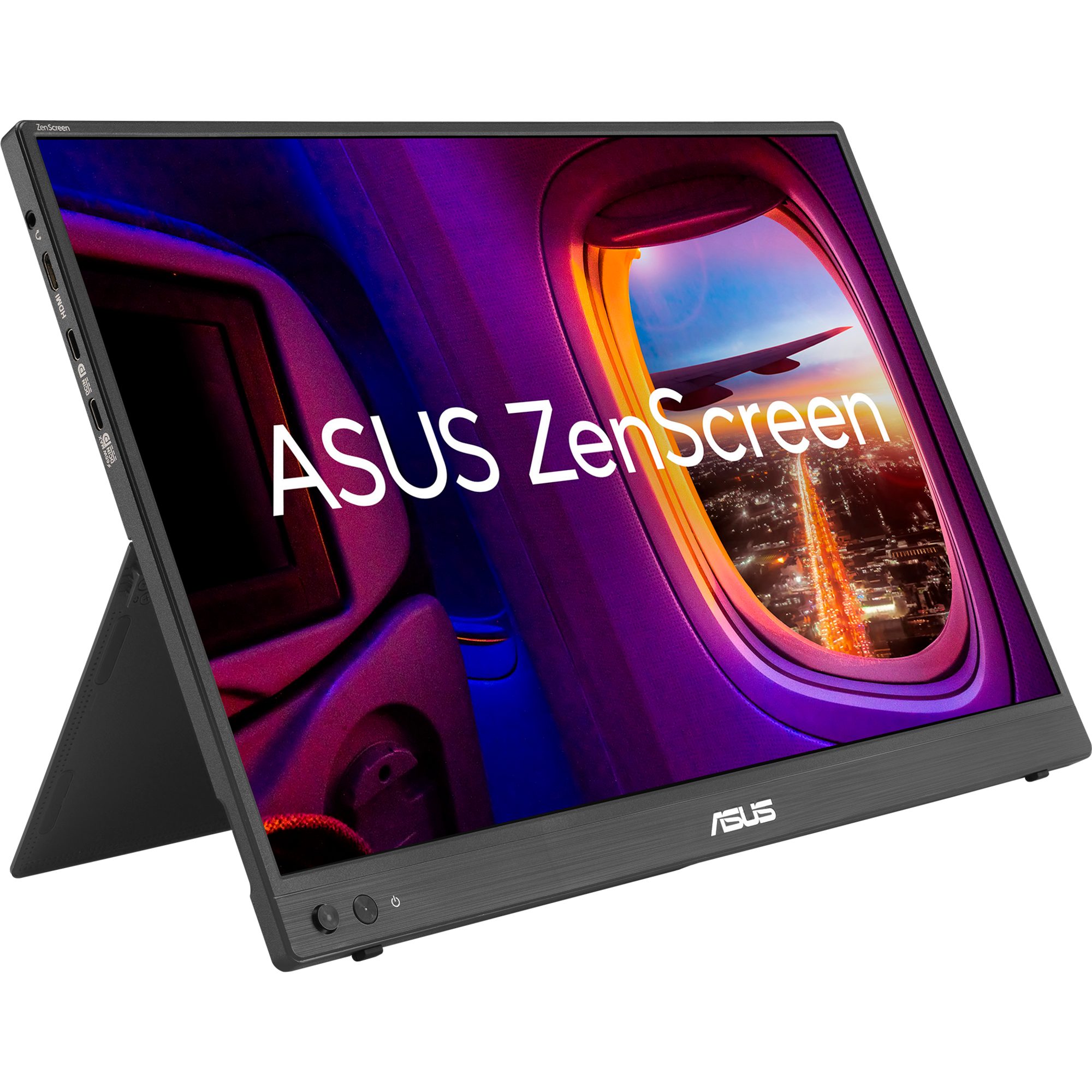 Asus ASUS ZenScreen MB16FC, LED-Monitor, (WUXGA, IPS, Mini-HDMI, USB-C) TFT-Monitor (1920 x 1200 px, 5 ms Reaktionszeit, LED)