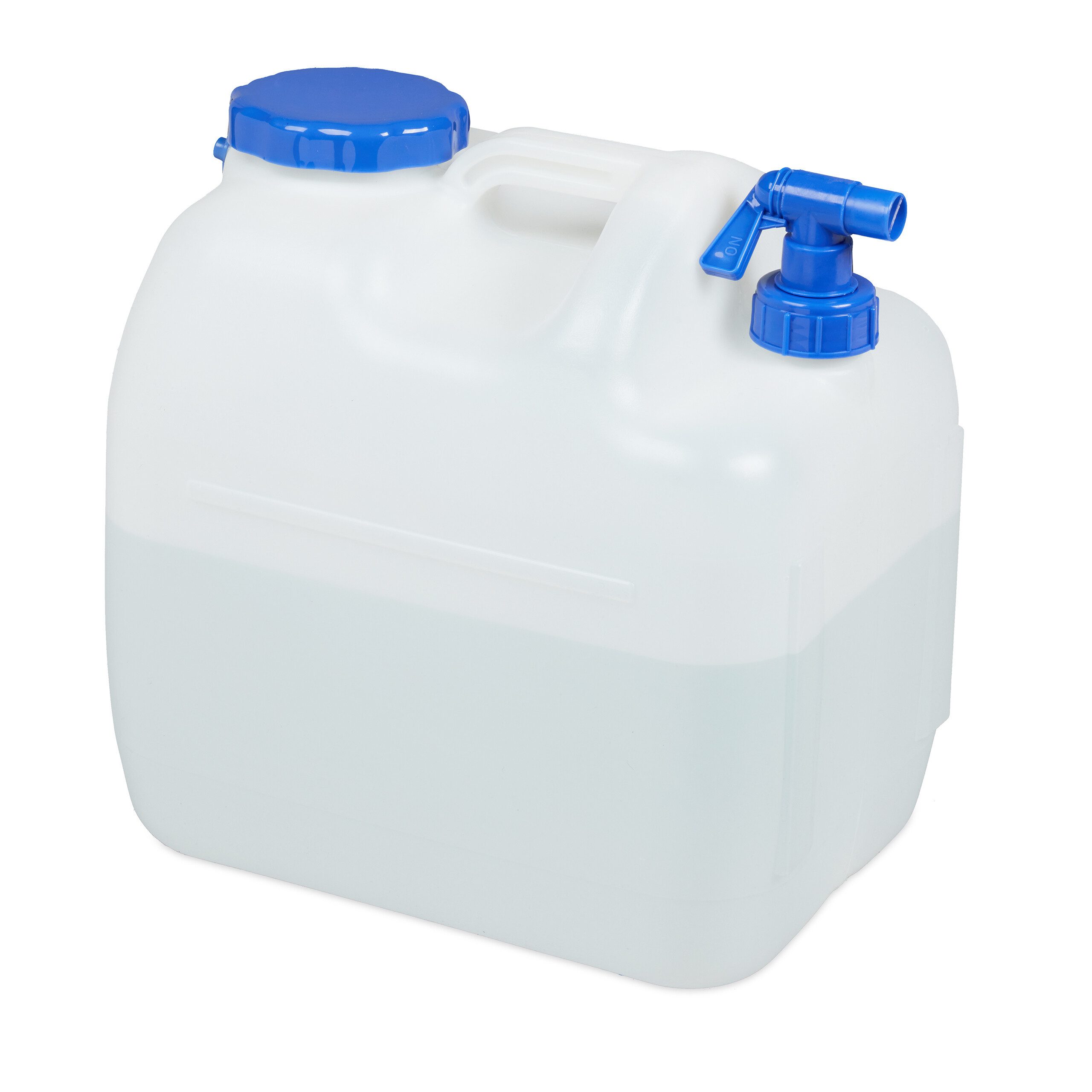 relaxdays Wassertank Wasserkanister mit Hahn, 23 Liter