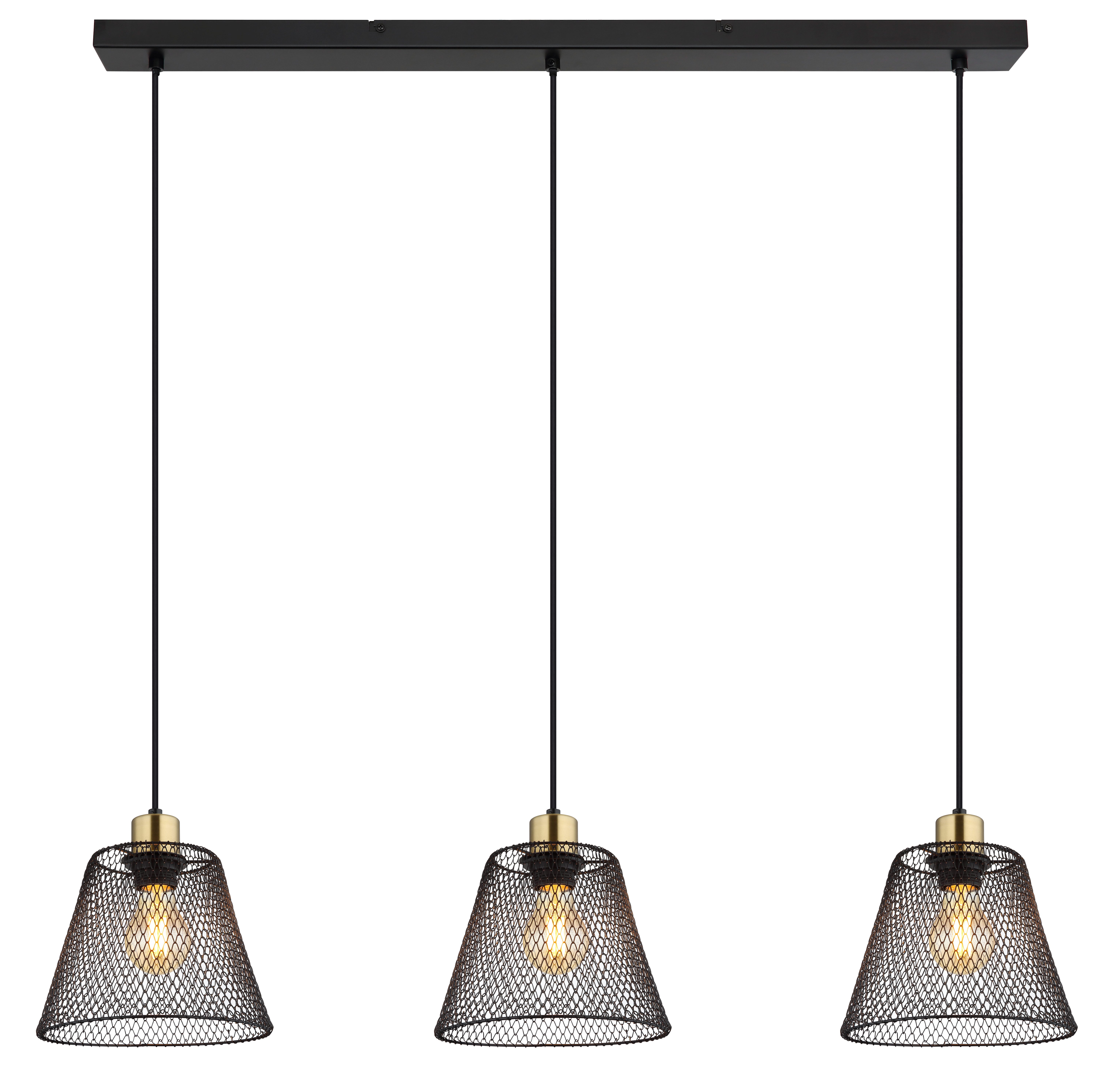 GLOBO LIGHTING Hängeleuchte BAKU, ohne Leuchtmittel, Hängelampe/Pendelleuchte/Esszimmer/Wohnzimmer/Esstisch