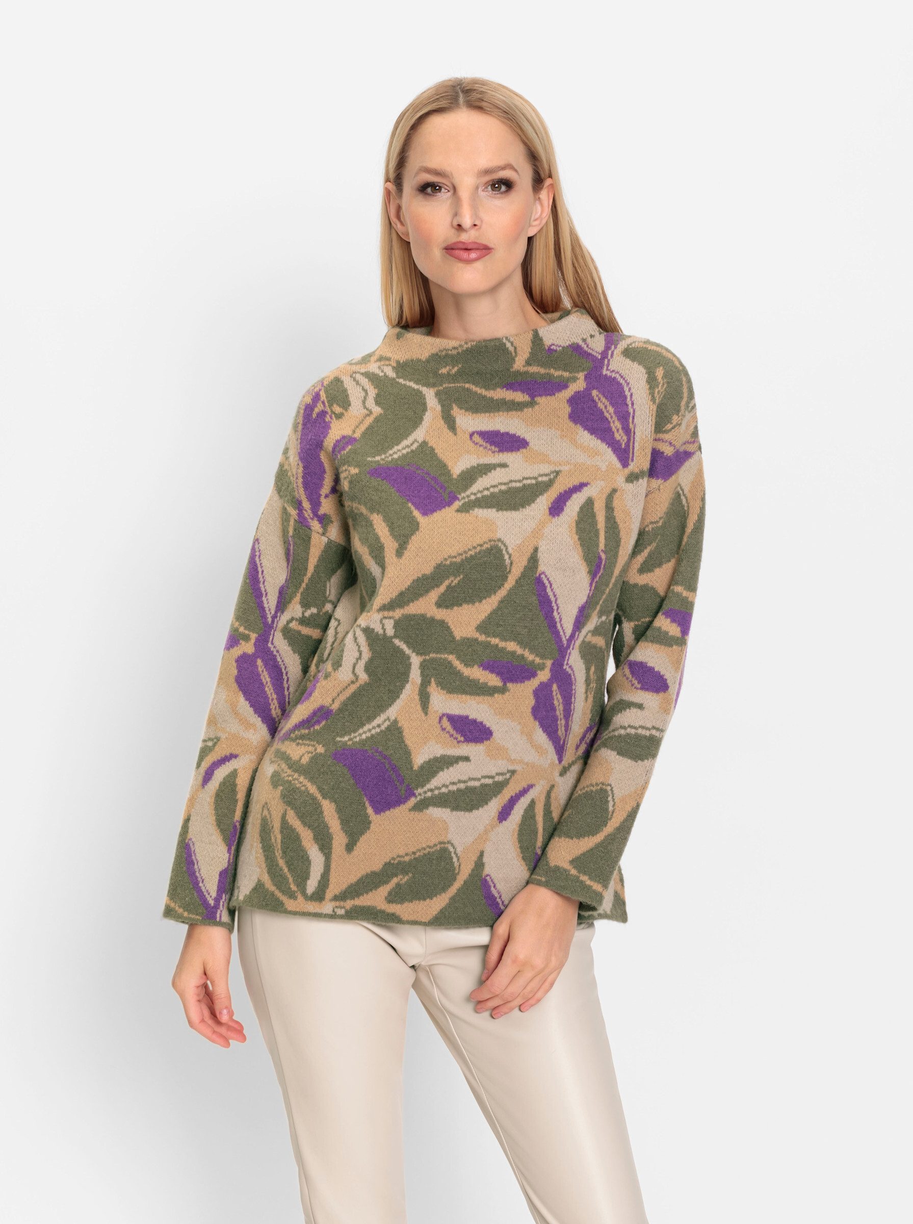Strickpullover Jacquard-Pullover