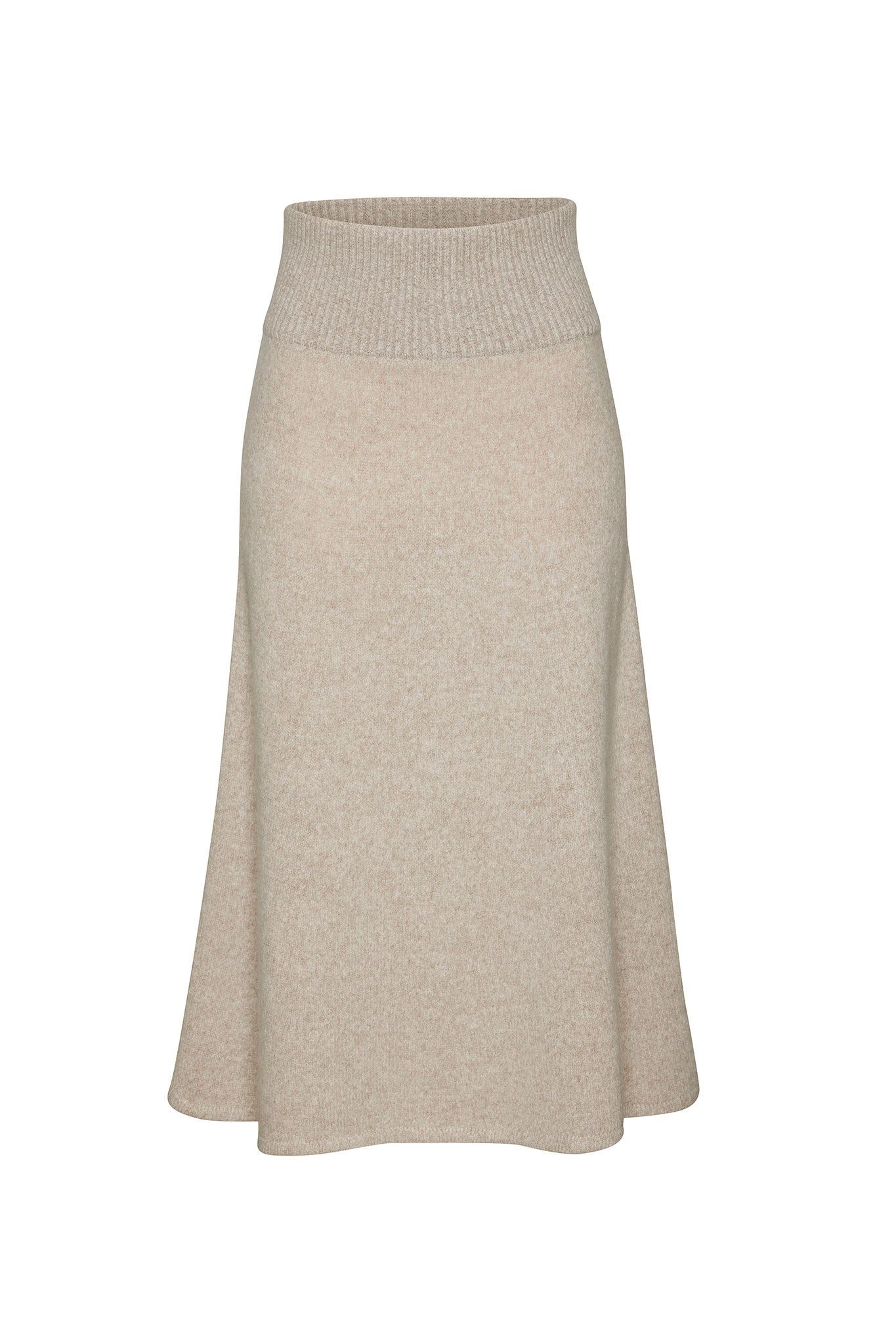 Strickrock Eleganter Damen Kaschmirrock mit feiner Merinowolle weich und warm