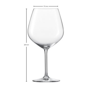 SCHOTT-ZWIESEL Rotweinglas Forté Burgundergläser 732 ml 4er Set, Glas