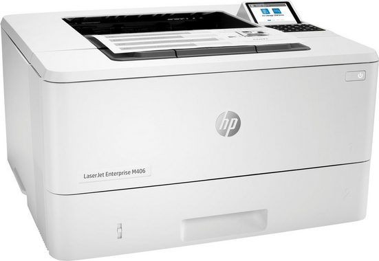 HP LaserJet Enterprise M406dn Laserdrucker, (LAN (Ethernet)