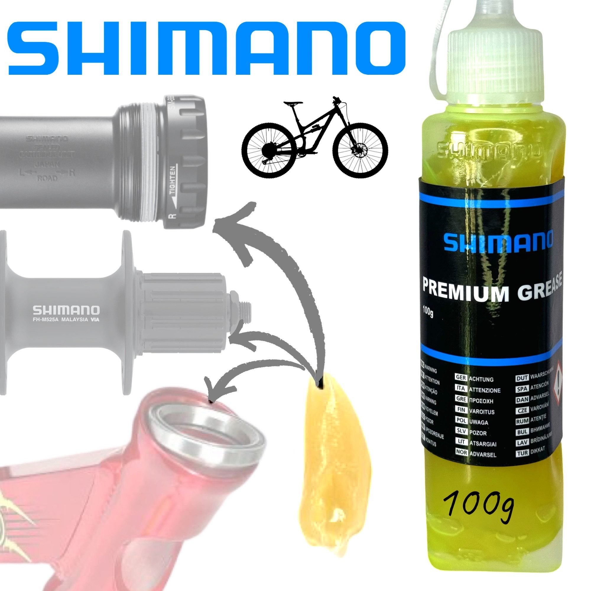 Shimano Fahrrad-Montageständer Shimano Premium Fahrrad Naben günstig online kaufen