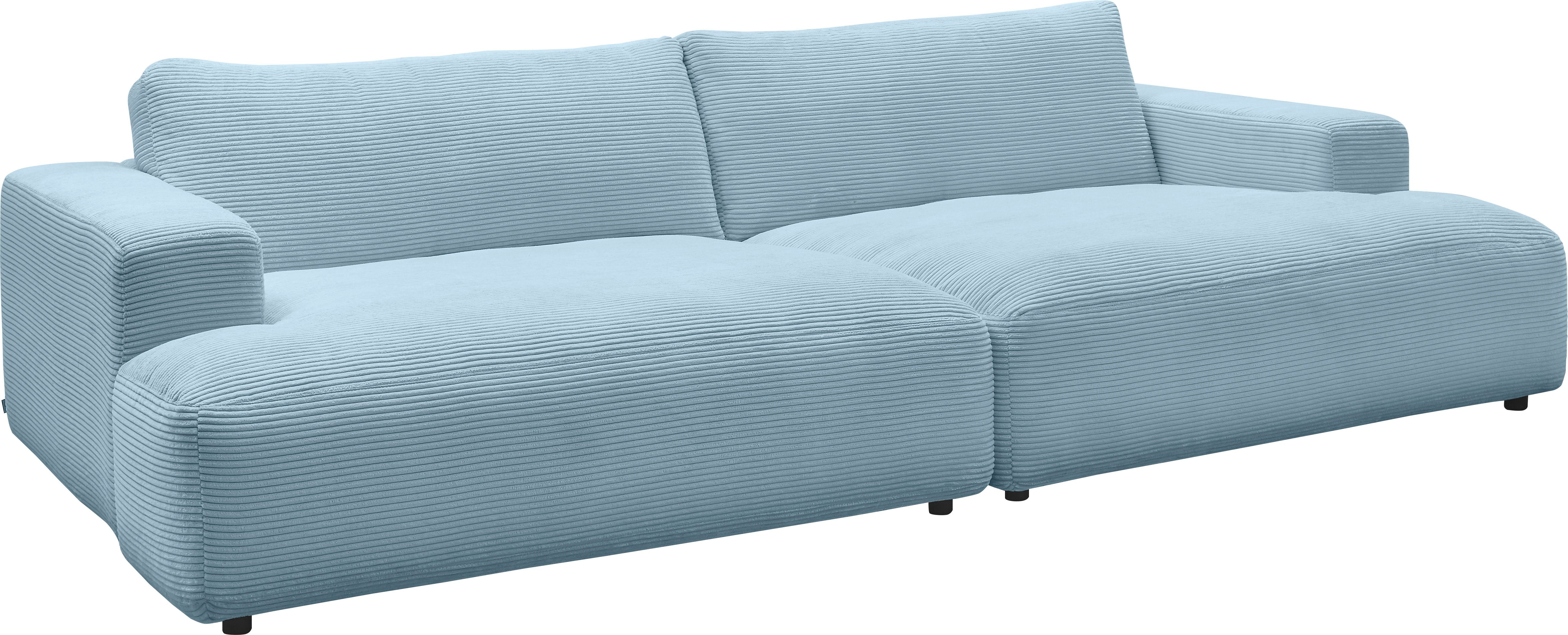 GALLERY M branded by Musterring cm Cord-Bezug, Loungesofa 292 light-blue Lucia, Breite