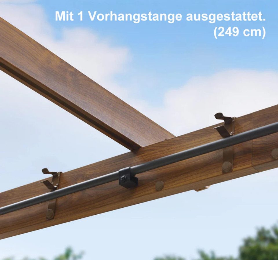 PURPLE LEAF Pavillonseitenteil