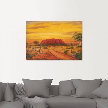 Artland Leinwandbild Australisches Tal, Australien (1 St), auf Keilrahmen gespannt