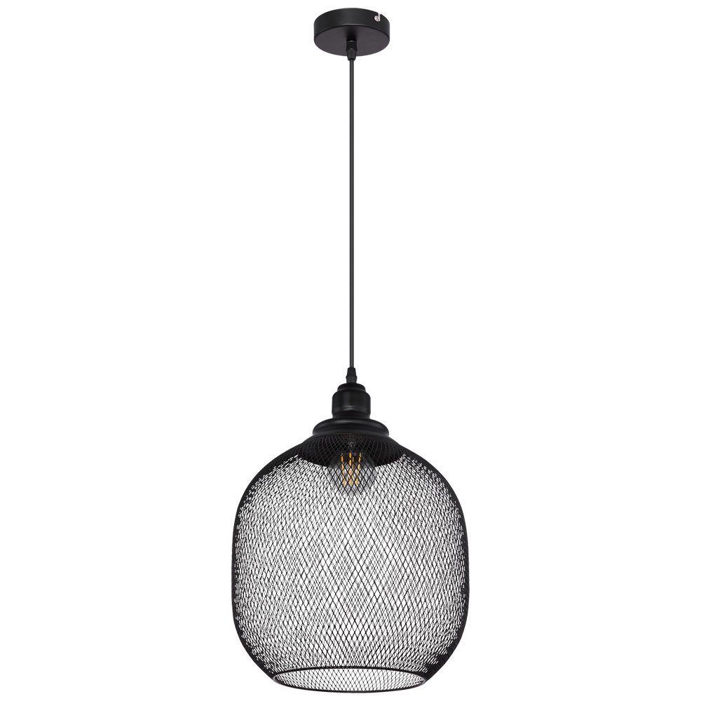 Leuchte inklusive, Strahler Zimmer etc-shop LED Käfig Pendelleuchte, VINTAGE Leuchtmittel im Ess Lampe Hänge Pendel Decken