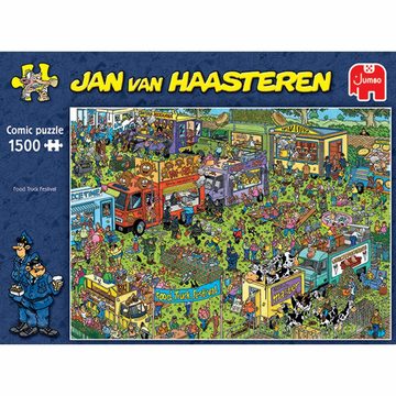 Jumbo Spiele Puzzle Jan van Haasteren Food Truck Festival 1500 Teile, 1500 Puzzleteile