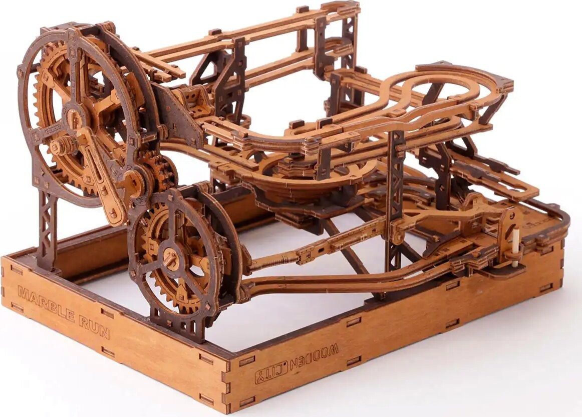 Wooden City 3D-Puzzle WOODEN CITY 3D Holzpuzzle BALL RAILWAY, Puzzleteile