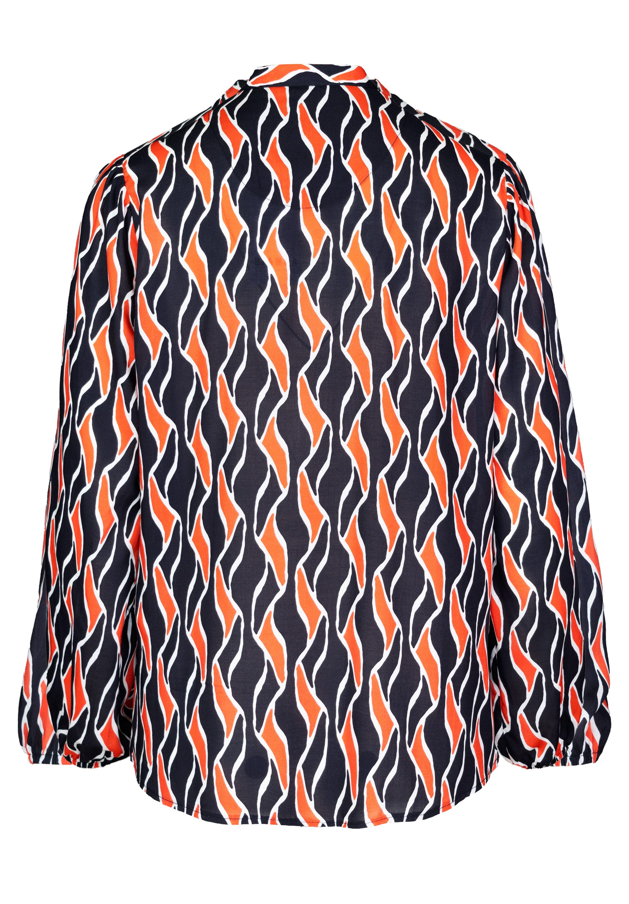 bianca Druckbluse ADINA mit grafischem Allover-Print in Trendfarben