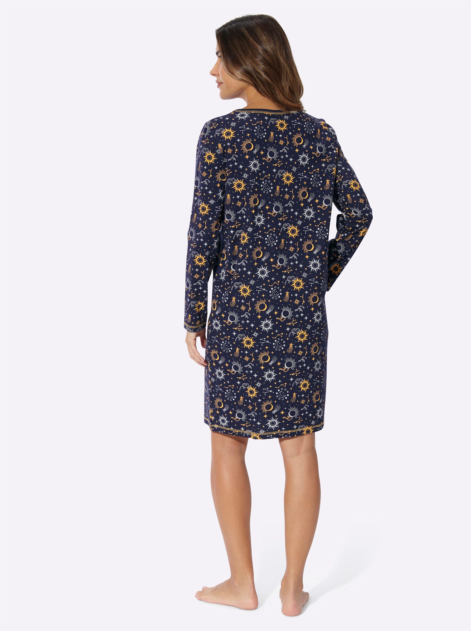 Sieh an! Nachthemd Nachthemd Langarm .