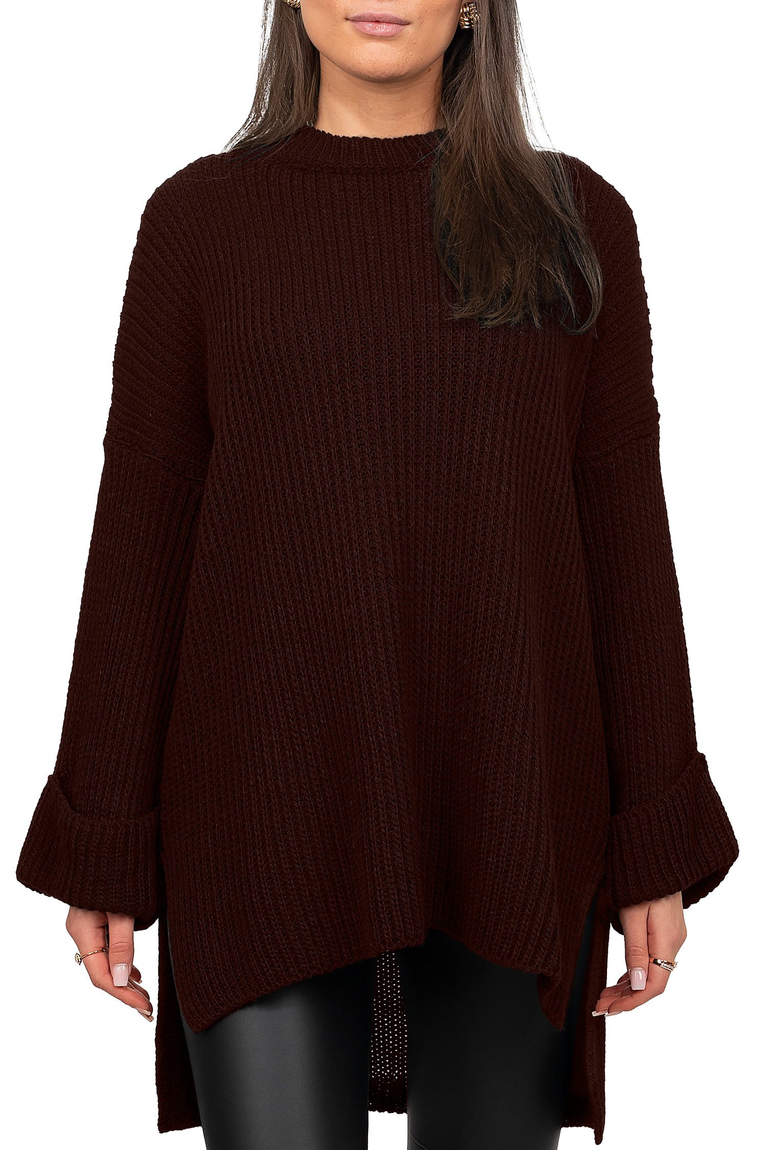 Reichstadt Strickpullover Gemütlicher Oversized Pullover 25RSW067 (1-tlg) W günstig online kaufen