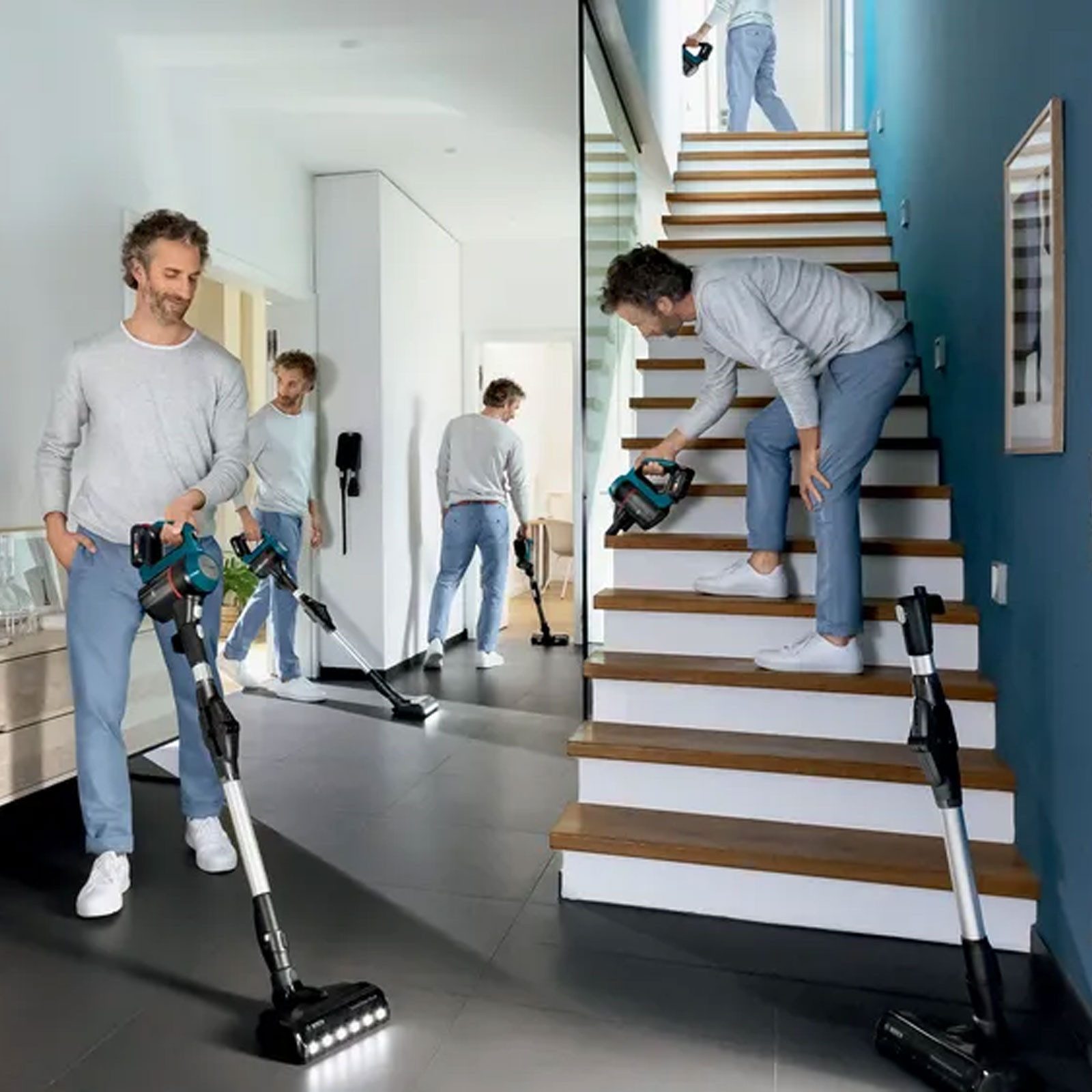BOSCH Akku-Stielstaubsauger BSS71125AH, RotationClean-Funktion – Bild 4 von 5