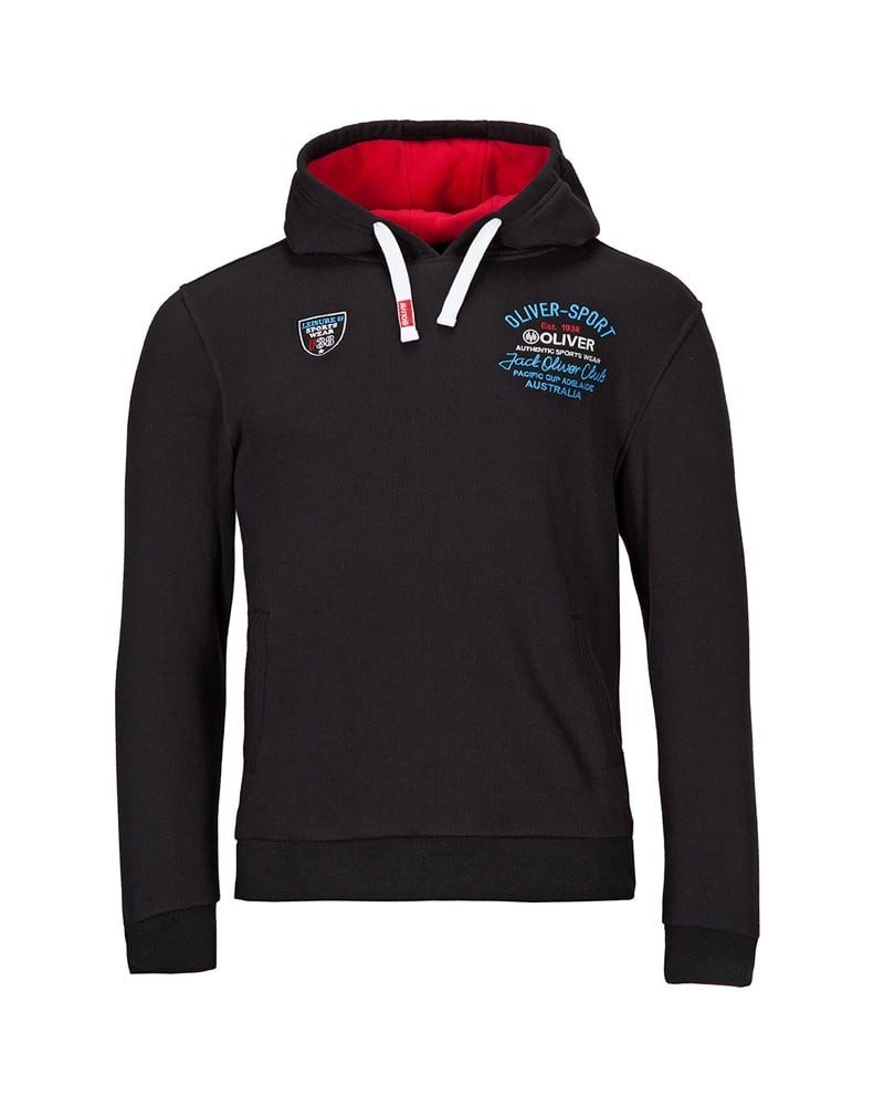 Oliver Kapuzenpullover Kapuzensweater Hoodie Jack schwarz Herren