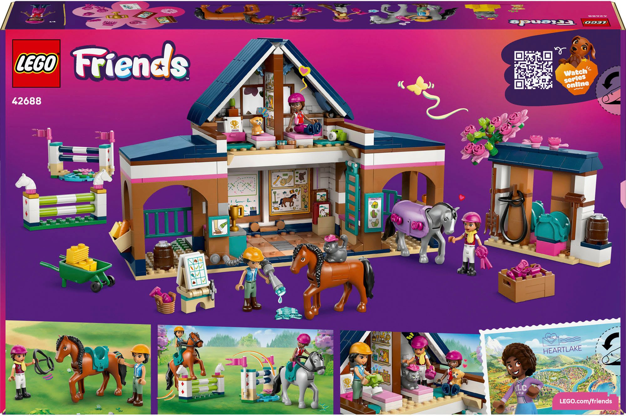 LEGO® Pferdestall und Reitschule (42688), LEGO Friends Konstruktionsspielst günstig online kaufen