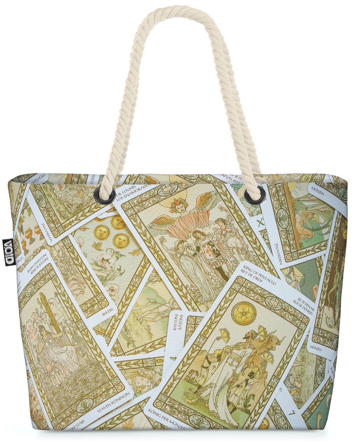 Astro Tarotkarten Zukunft wahrsagerin Strandtasche to hellsehen Karten (1-tlg), VOID hellseherin