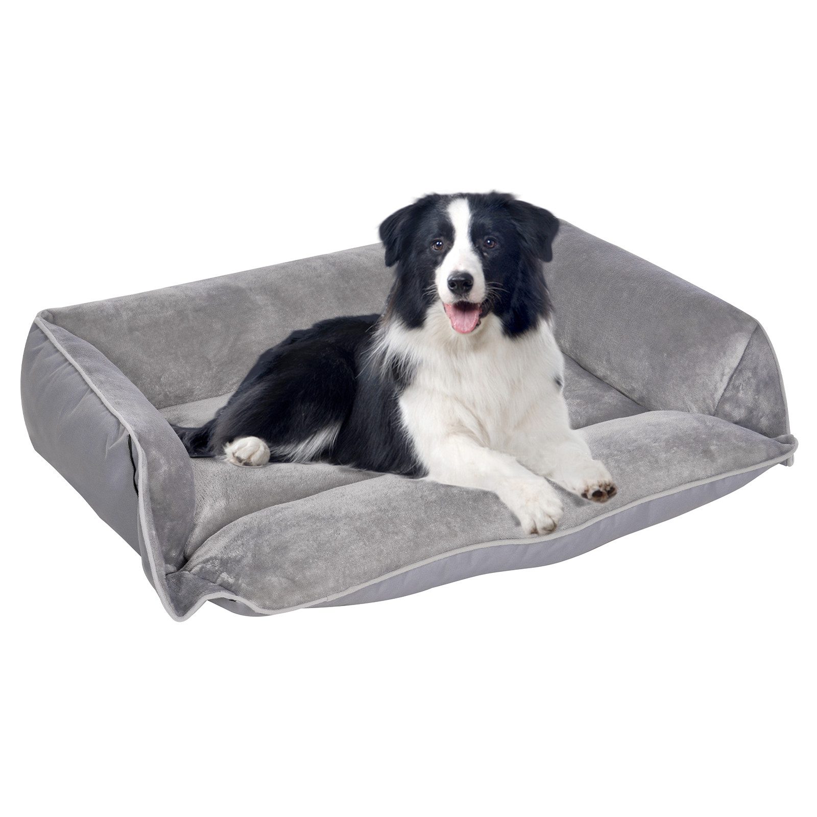 Dogat Tierbett Hundebett Waschbar, Hundesofa, Flanell-Oberfläche 4 Größen (S-XL), verschiedene Größen(S-XL)