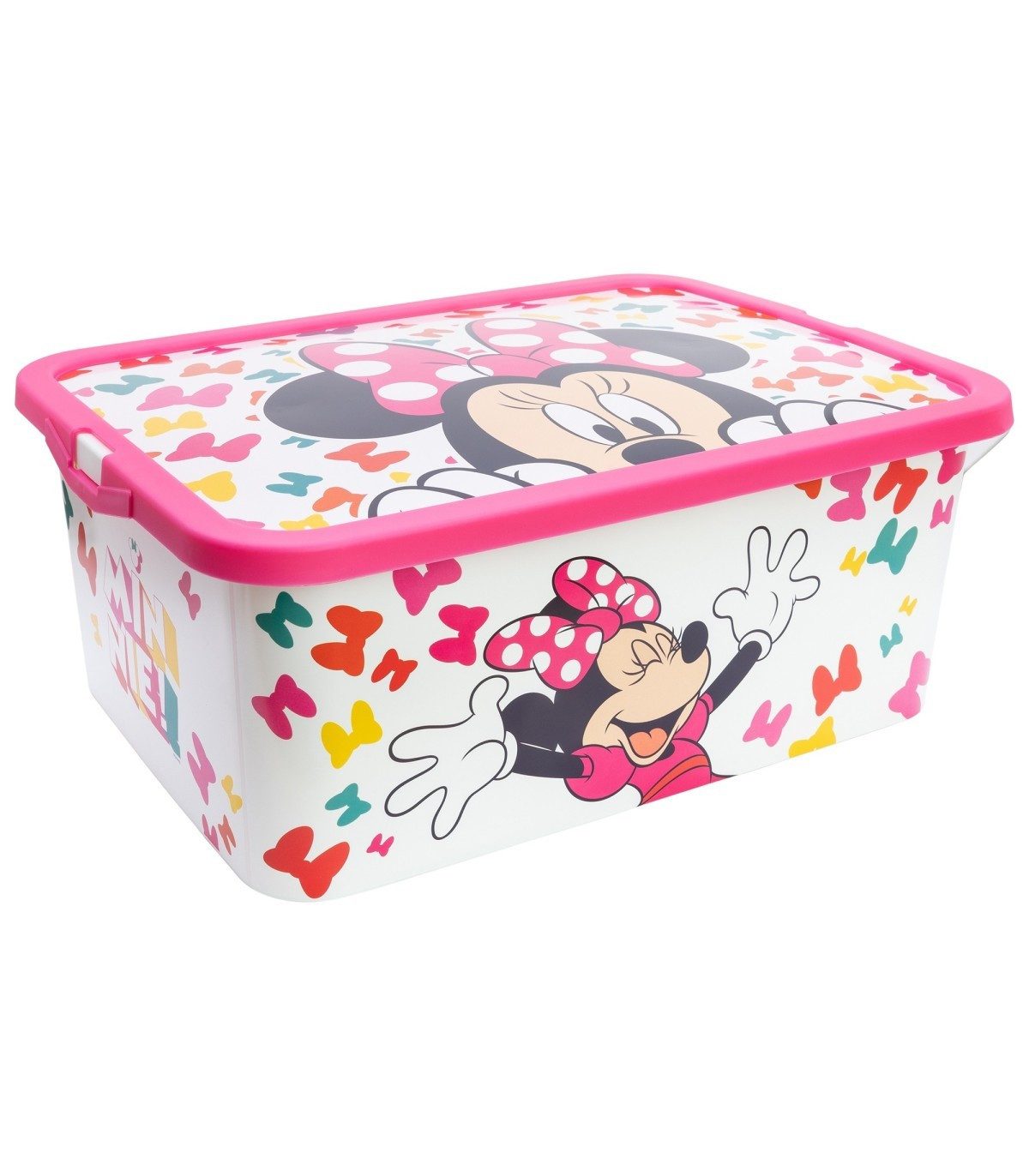 Disney Minnie Mouse Aufbewahrungsbox 13 l Kinderzimmer Box für Spielzeug